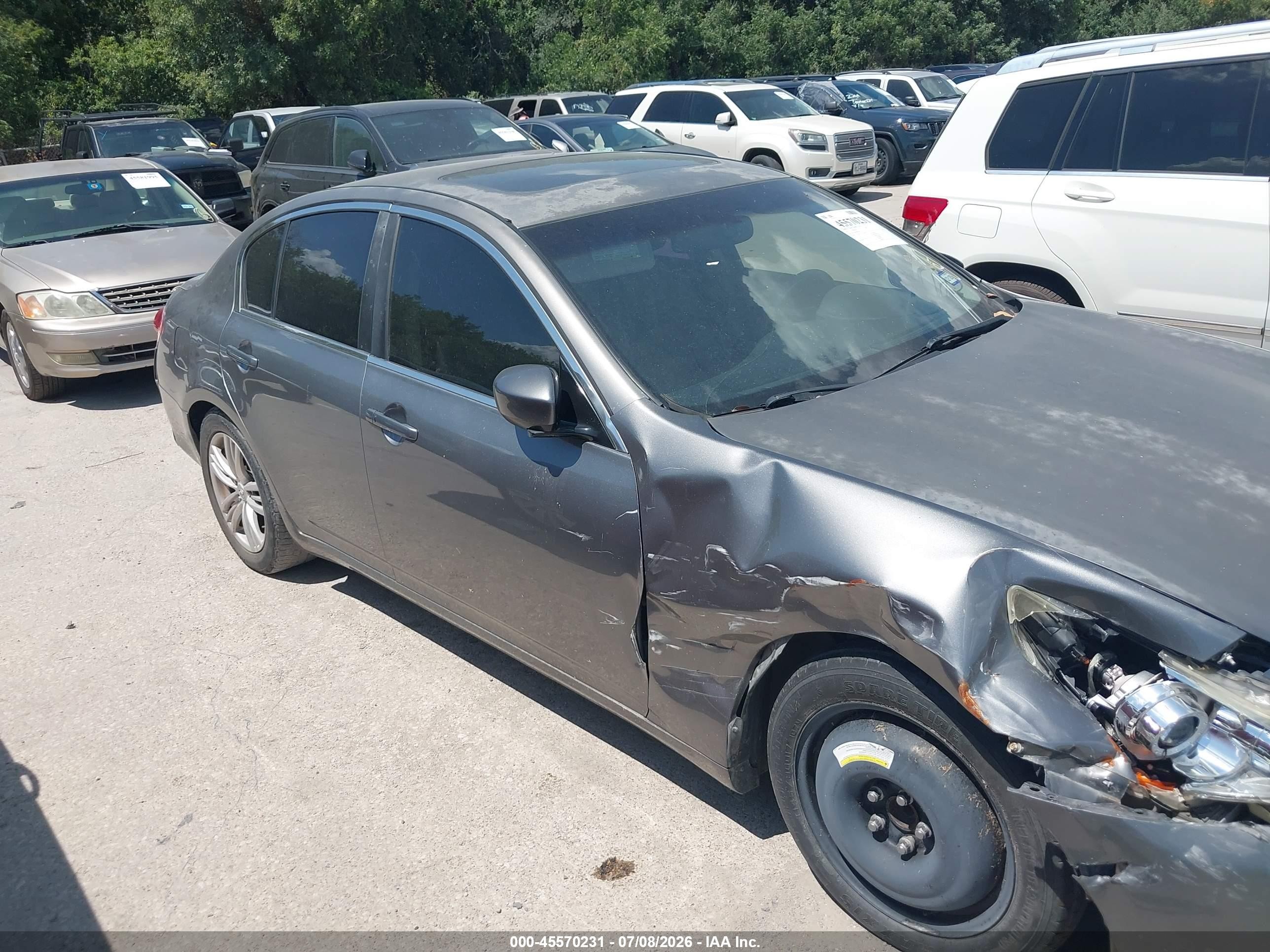 2013 Infiniti G37 Journey Gray vin: JN1CV6AP3DM713974