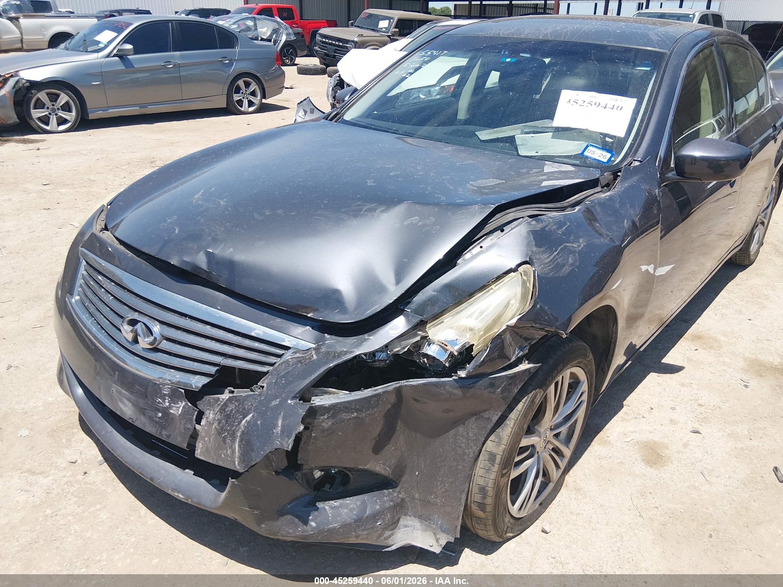2013 Infiniti G37 Journey Серый vin: JN1CV6AP3DM715661