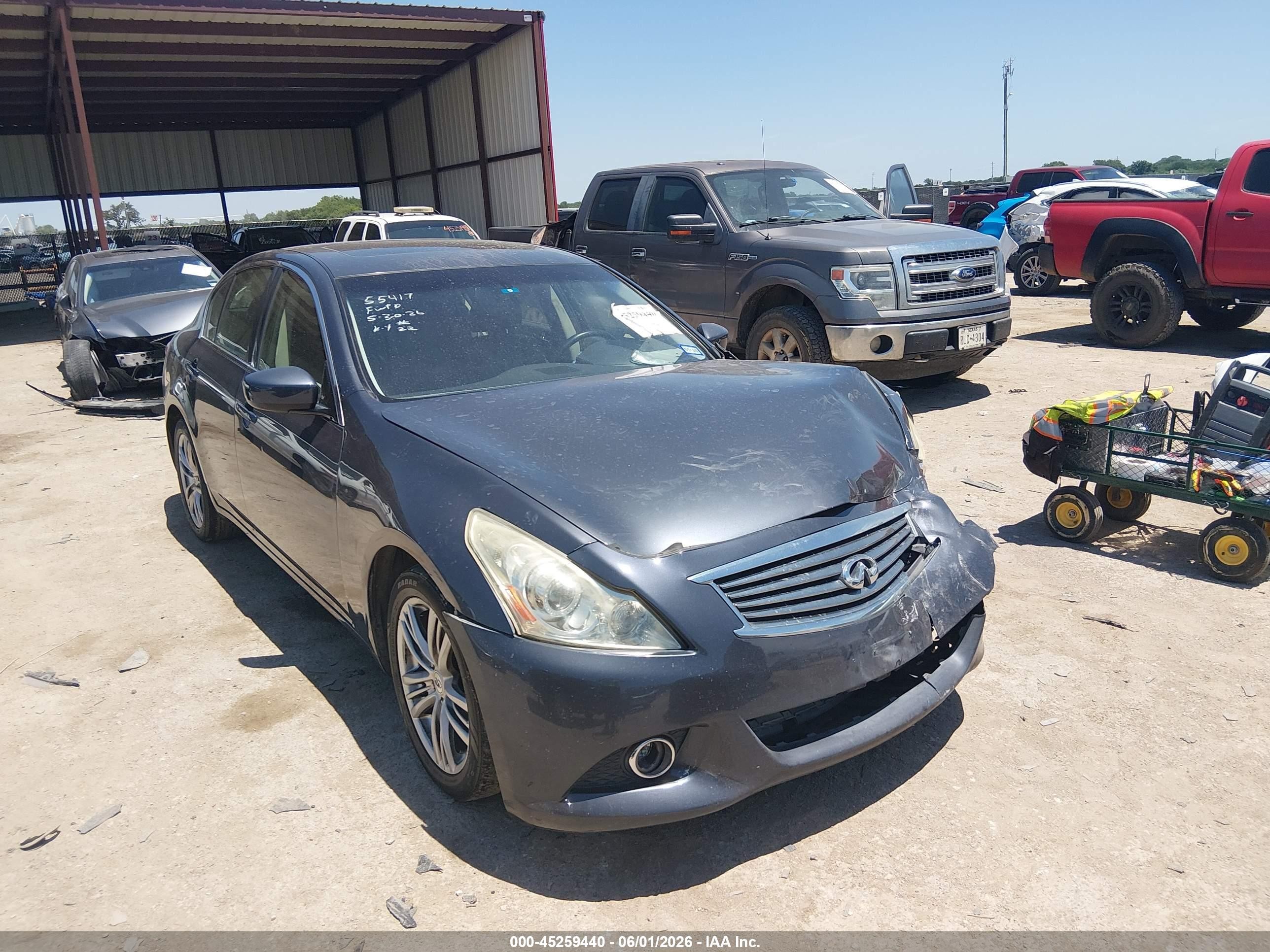 2013 Infiniti G37 Journey Серый vin: JN1CV6AP3DM715661