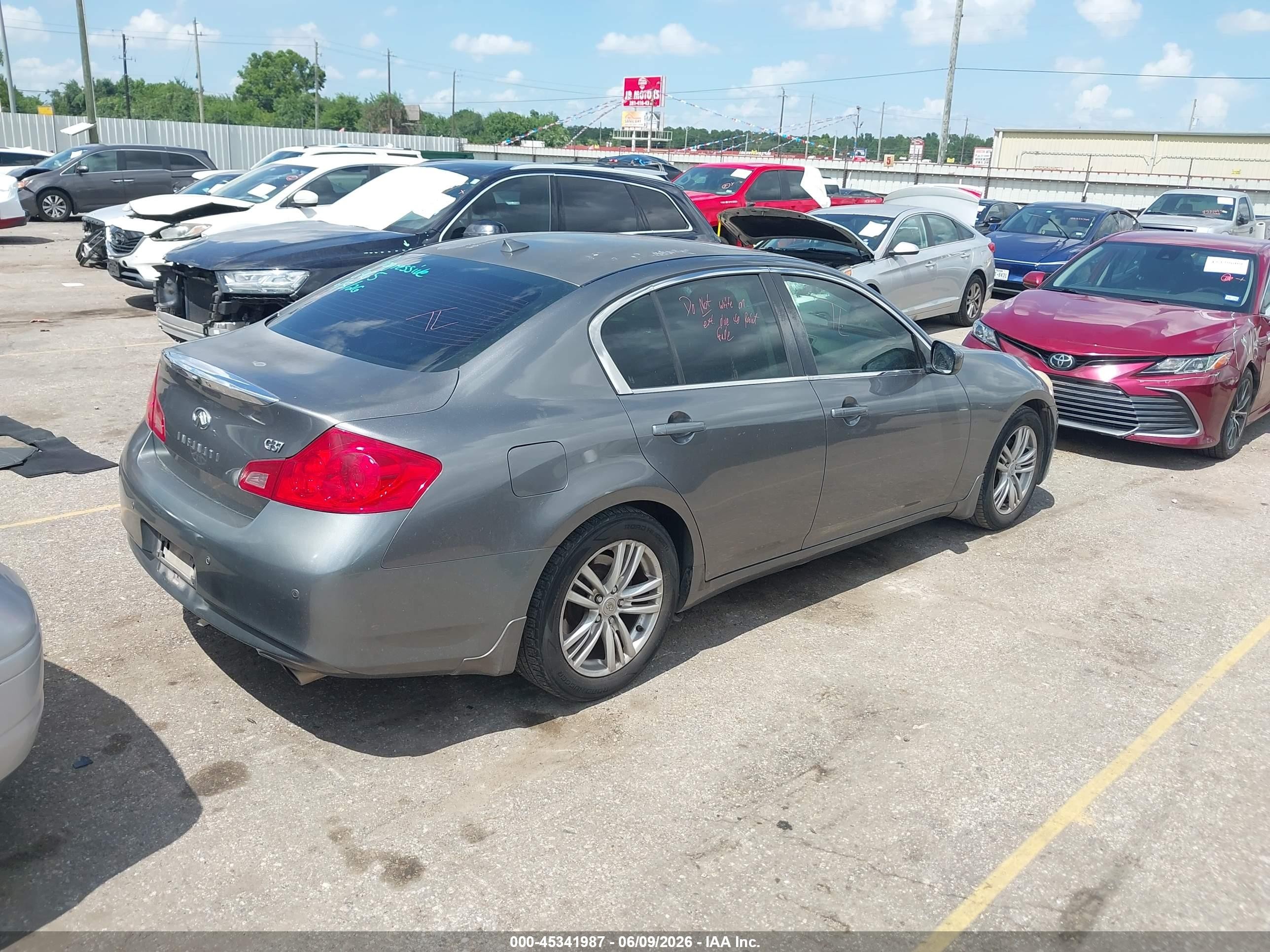2013 Infiniti G37 Journey Gray vin: JN1CV6AP3DM716535