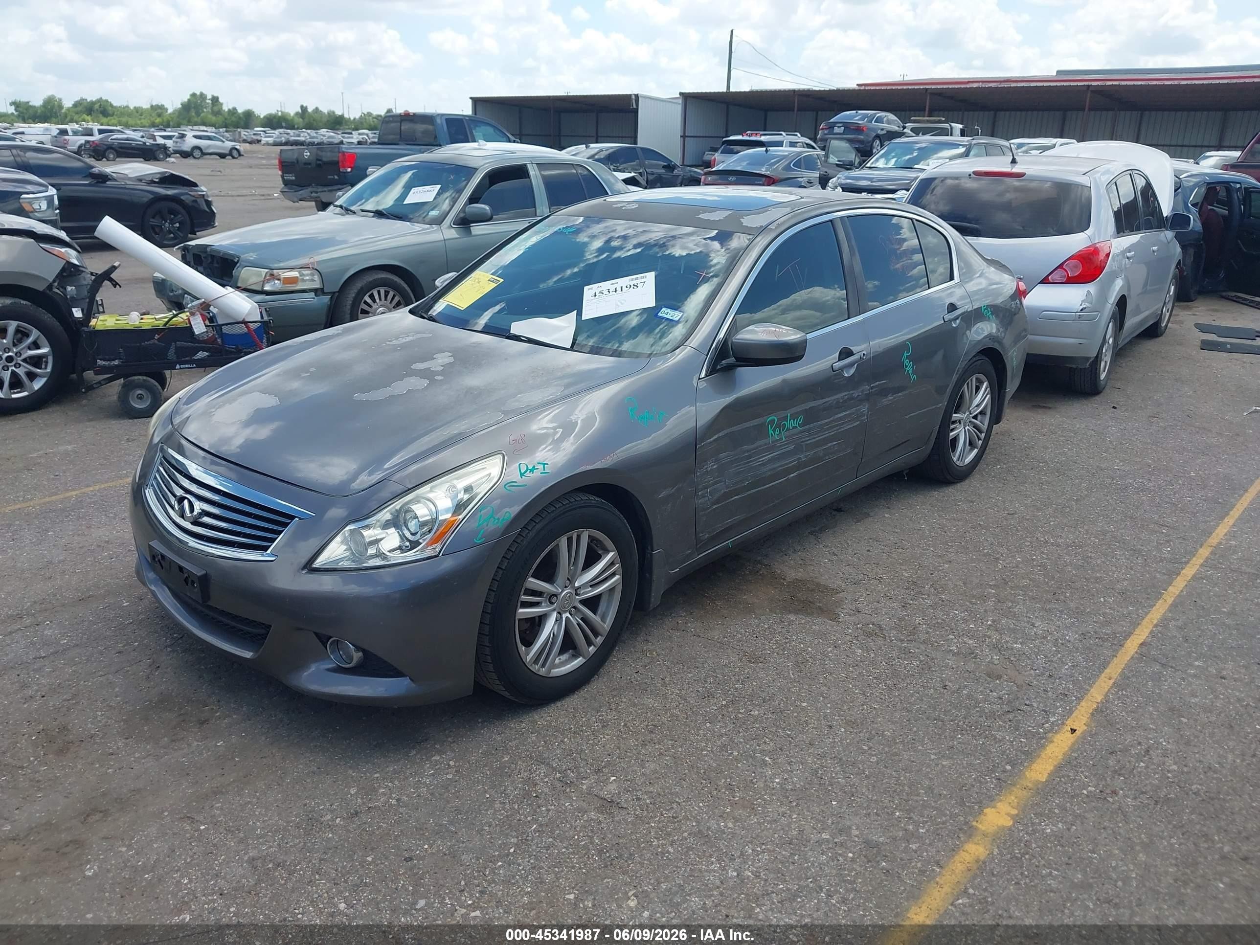 2013 Infiniti G37 Journey Gray vin: JN1CV6AP3DM716535