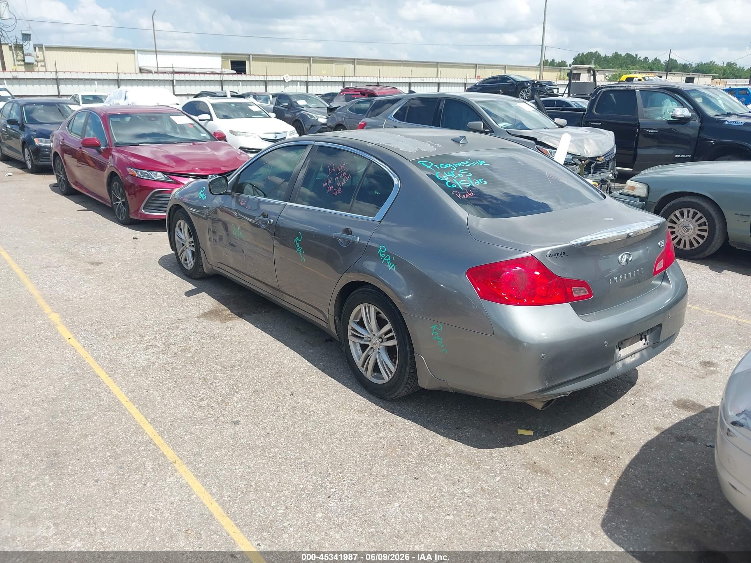 2013 Infiniti G37 Journey Gray vin: JN1CV6AP3DM716535