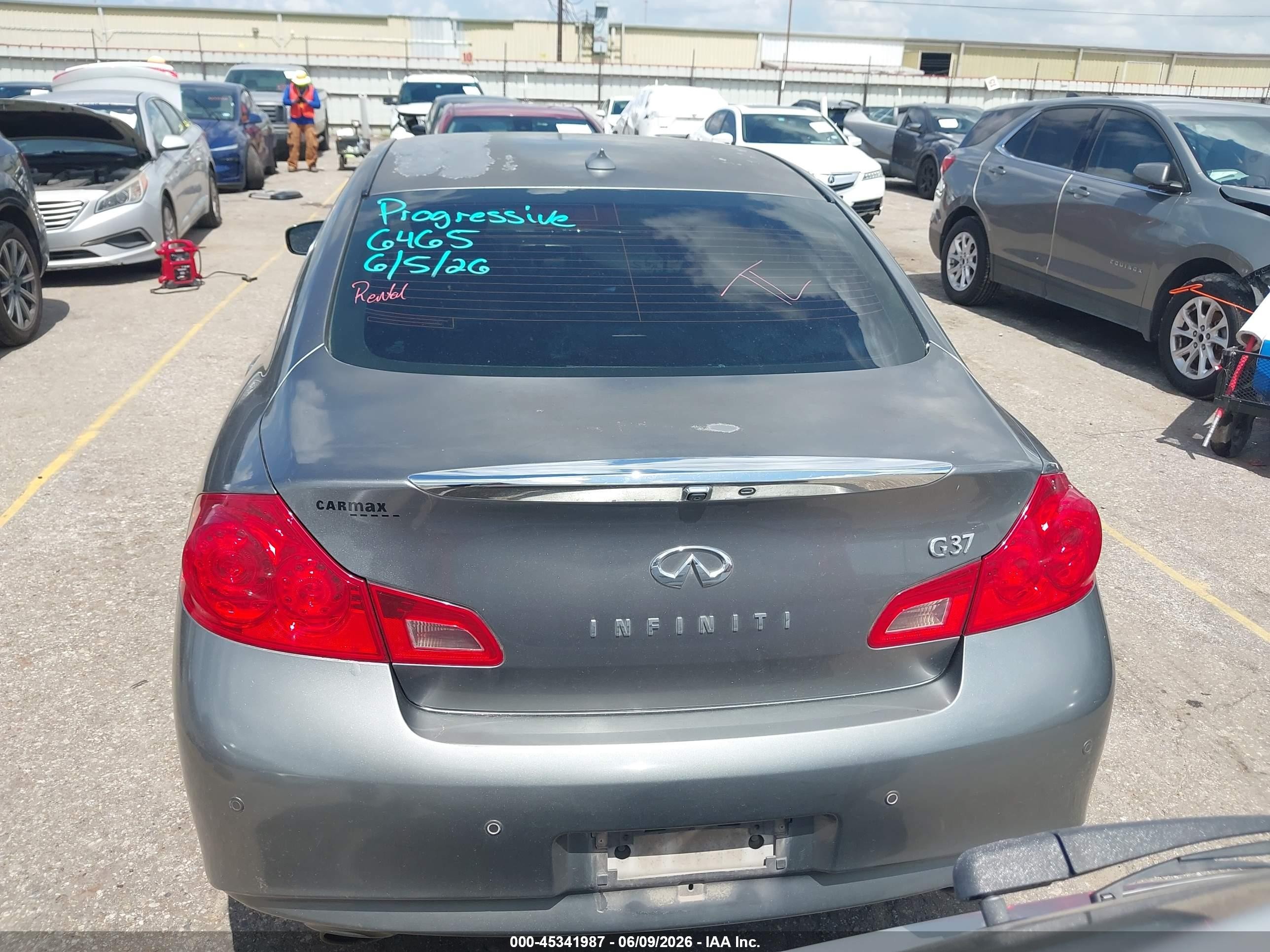 2013 Infiniti G37 Journey Gray vin: JN1CV6AP3DM716535
