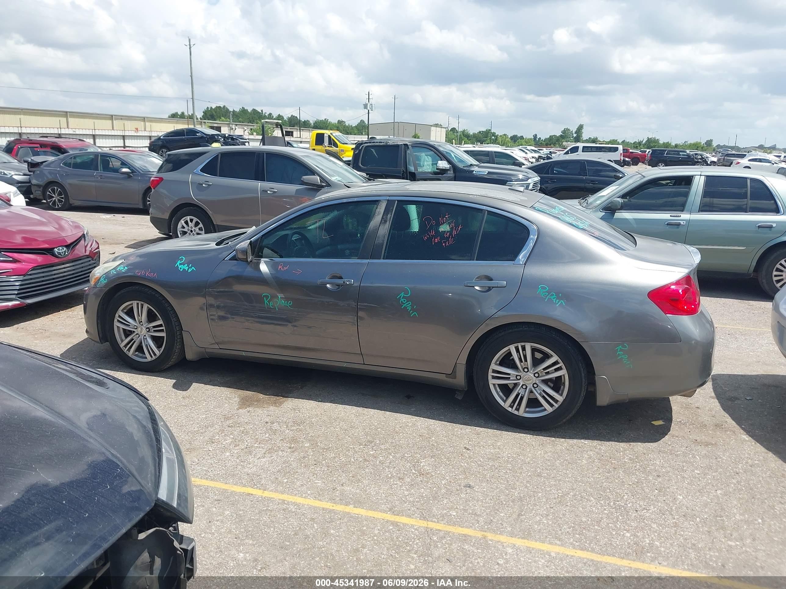 2013 Infiniti G37 Journey Gray vin: JN1CV6AP3DM716535