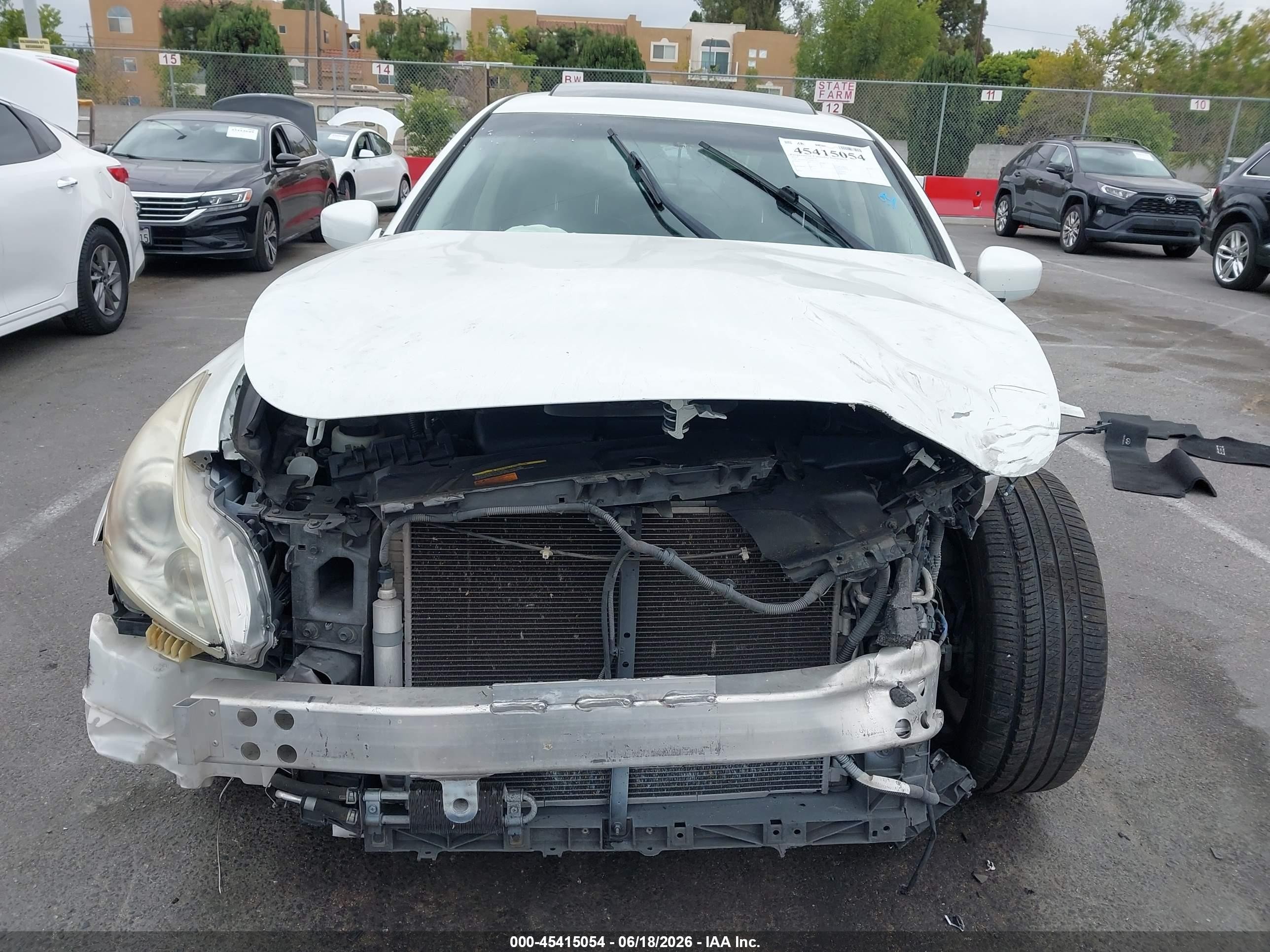 2013 Infiniti G37 Journey White vin: JN1CV6AP3DM717555