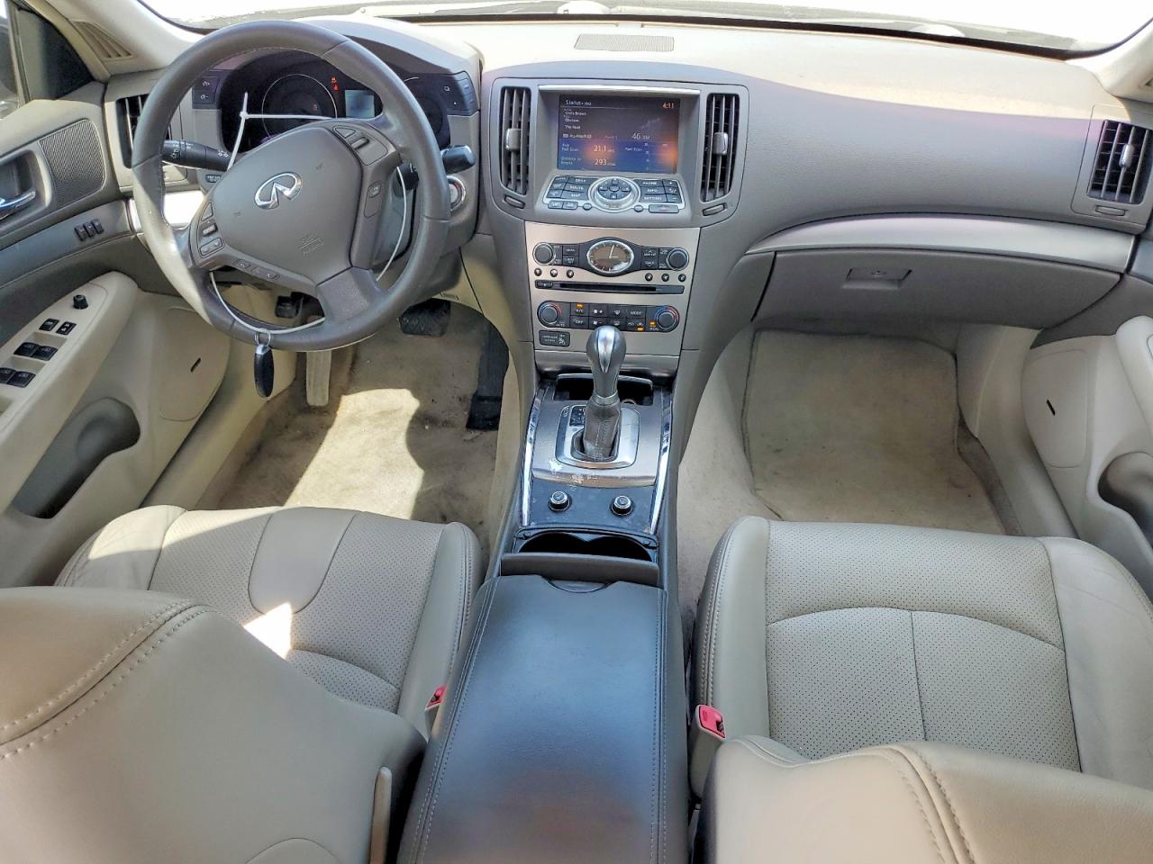 2013 Infiniti G37 Sedan Journey White vin: JN1CV6AP3DM717703