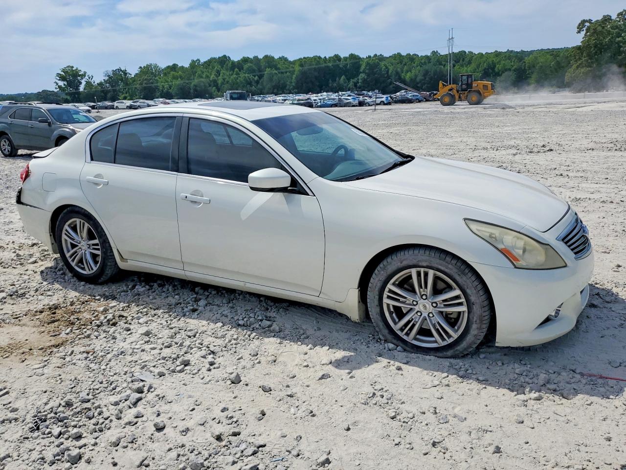 2013 Infiniti G37 Sedan Journey White vin: JN1CV6AP3DM717703
