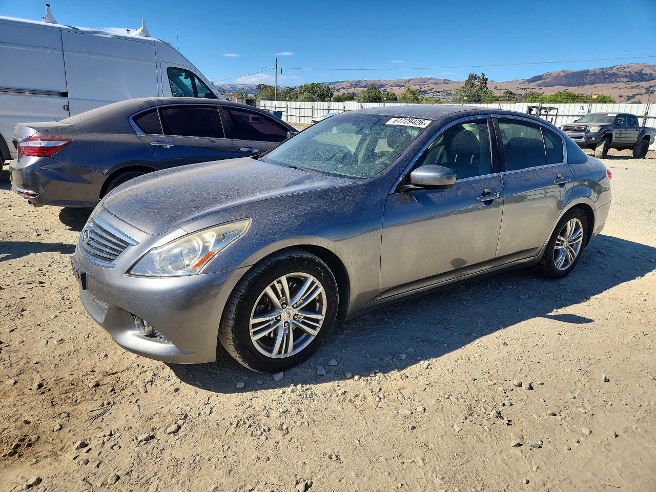 2013 Infiniti G37 Sedan Journey Gray vin: JN1CV6AP3DM725400