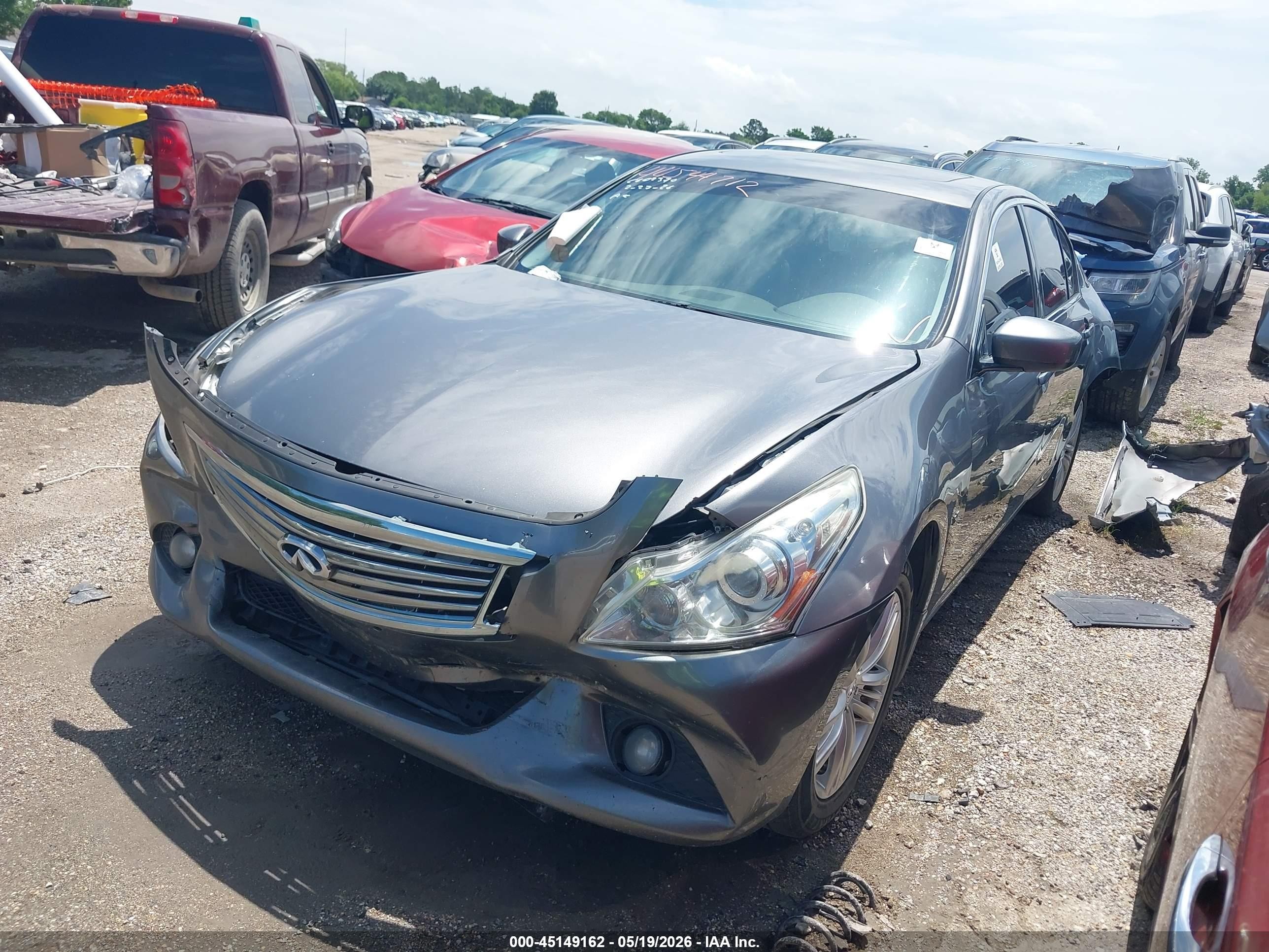 2015 Infiniti Q40 Gray vin: JN1CV6AP3FM500607
