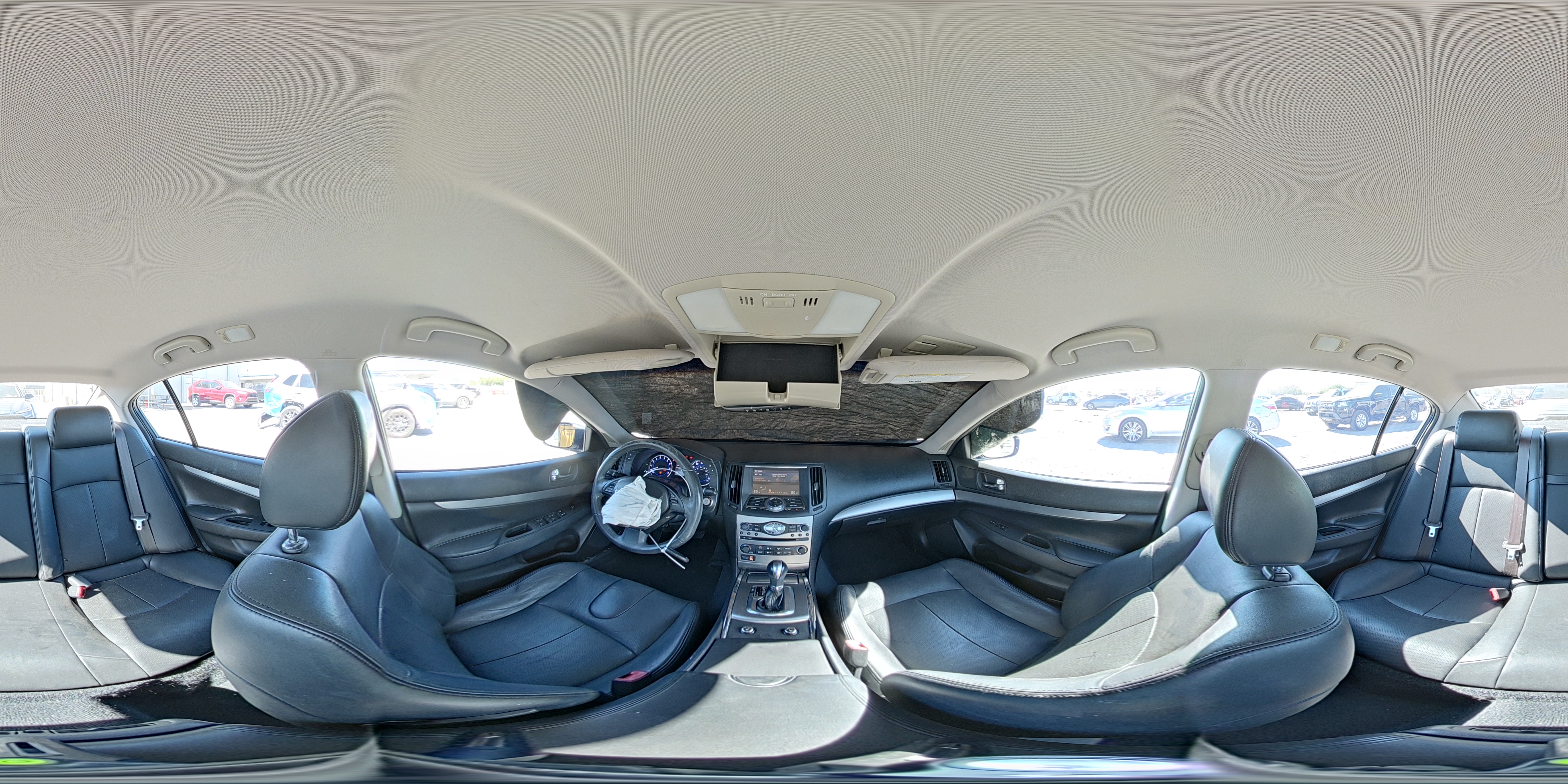 2015 Infiniti Q40 Base White vin: JN1CV6AP3FM501854