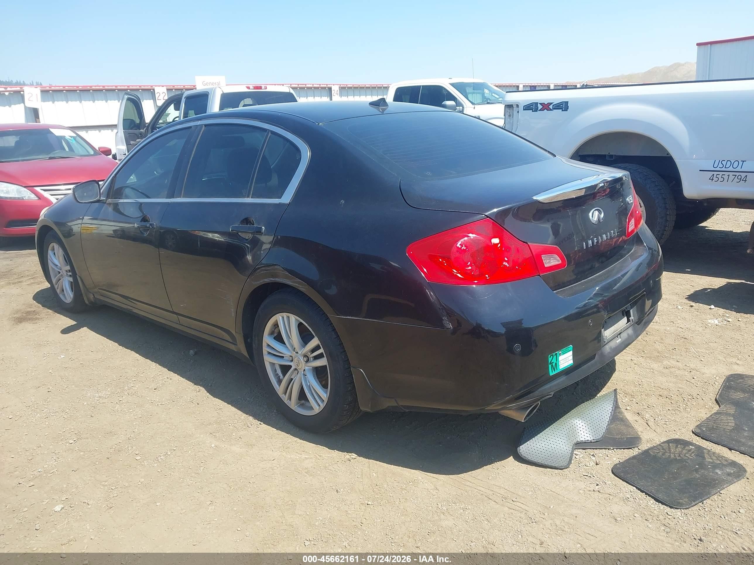 2010 Infiniti G37 Journey Black vin: JN1CV6AP4AM204651