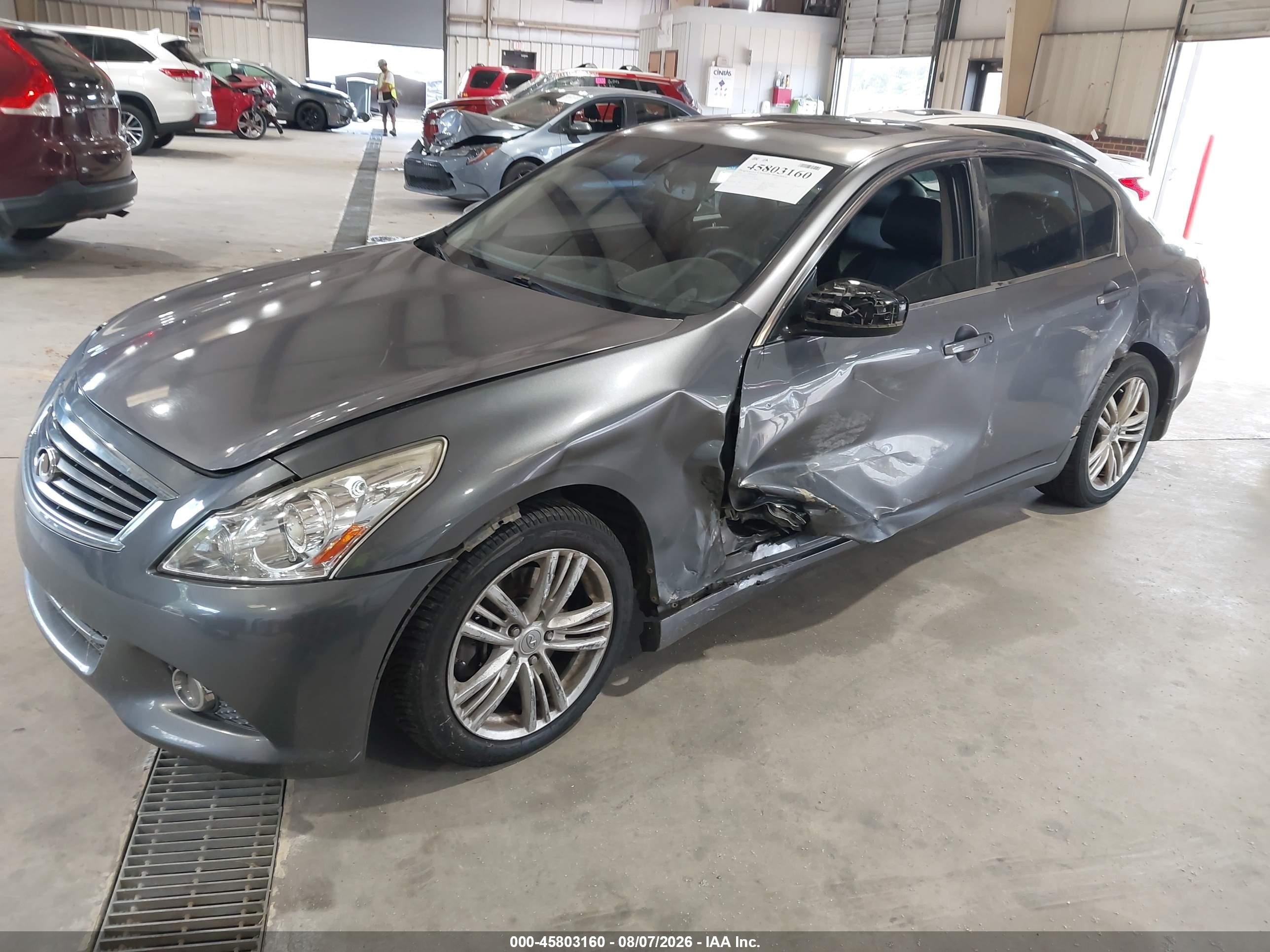 2010 Infiniti G37 Journey Gray vin: JN1CV6AP4AM406485
