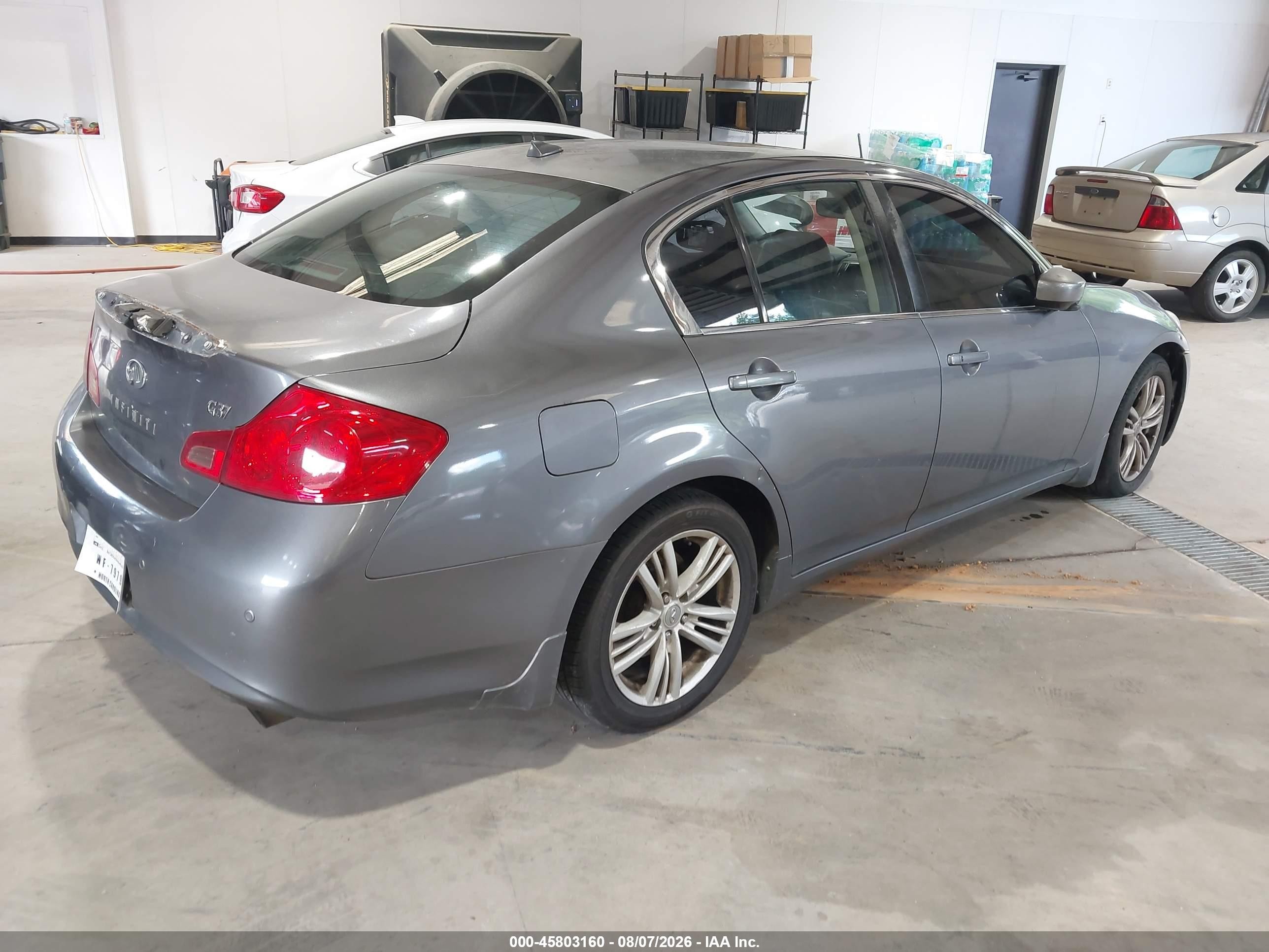 2010 Infiniti G37 Journey Gray vin: JN1CV6AP4AM406485