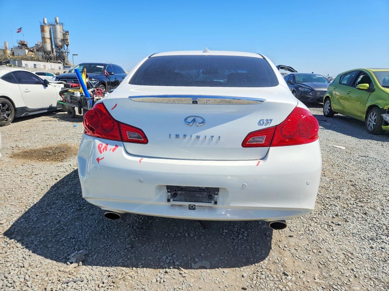2011 Infiniti G37 Sedan Journey Белый vin: JN1CV6AP4BM509021