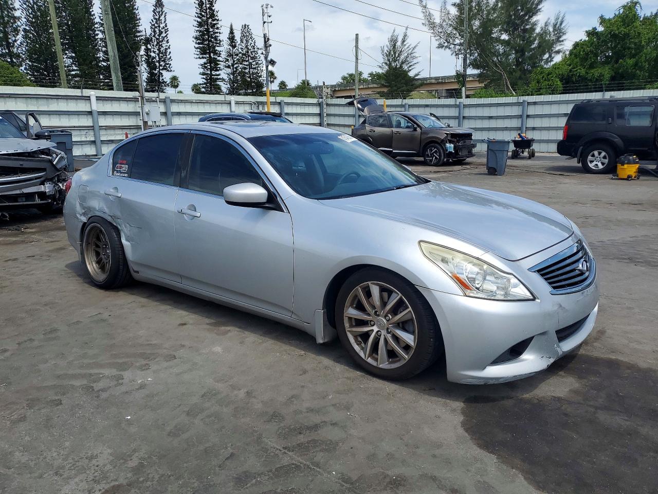 2012 Infiniti G37 Sedan Journey Silver vin: JN1CV6AP4CM620282