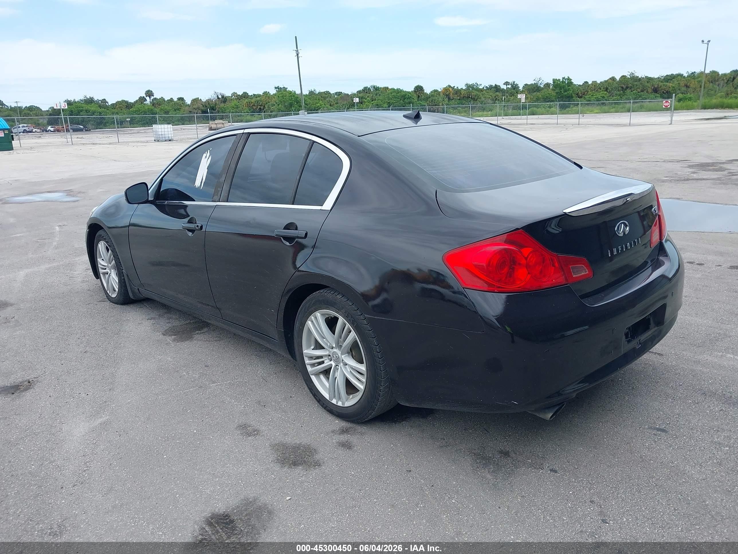 2012 Infiniti G37 Journey Black vin: JN1CV6AP4CM626518