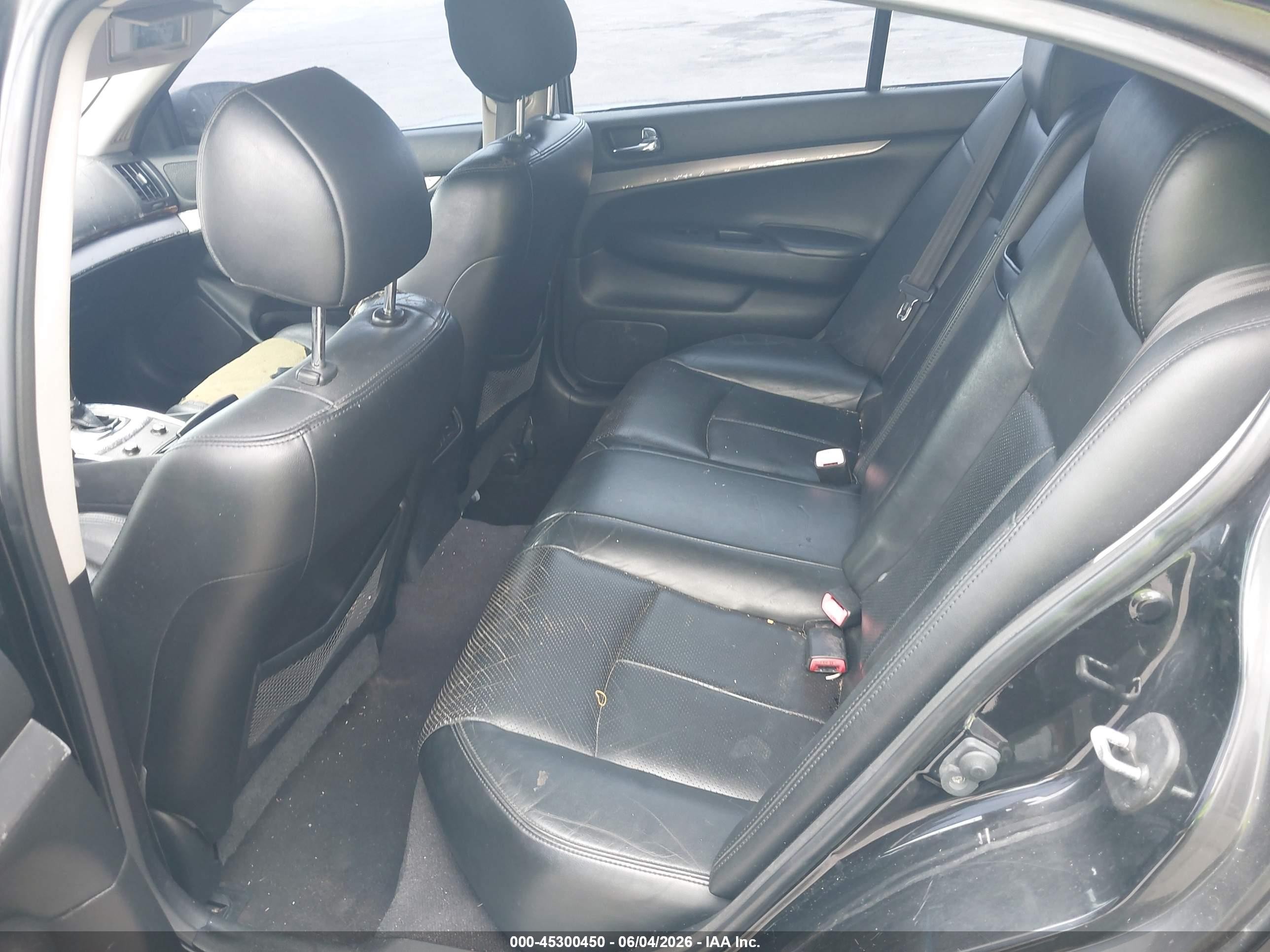 2012 Infiniti G37 Journey Black vin: JN1CV6AP4CM626518