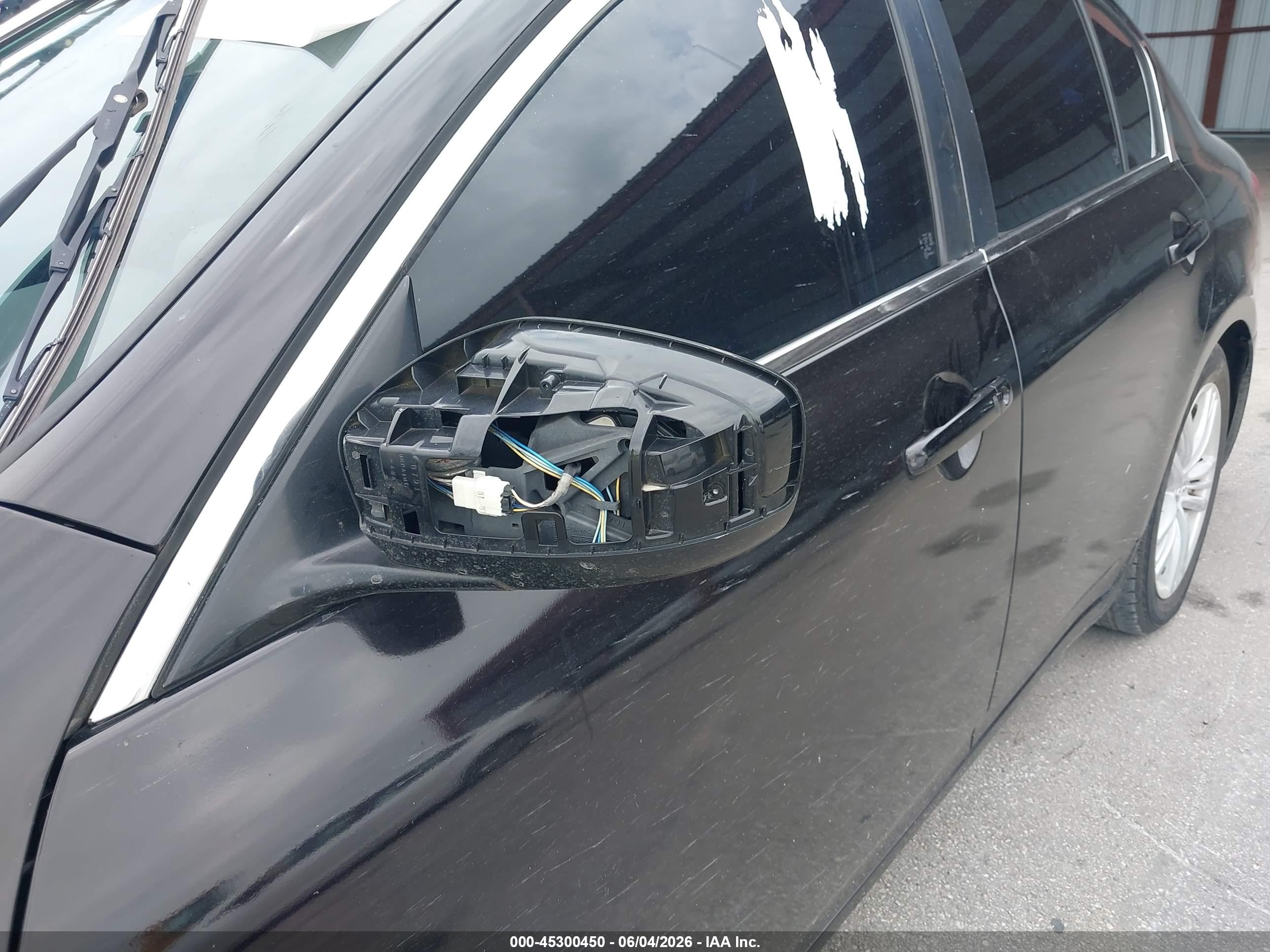 2012 Infiniti G37 Journey Black vin: JN1CV6AP4CM626518