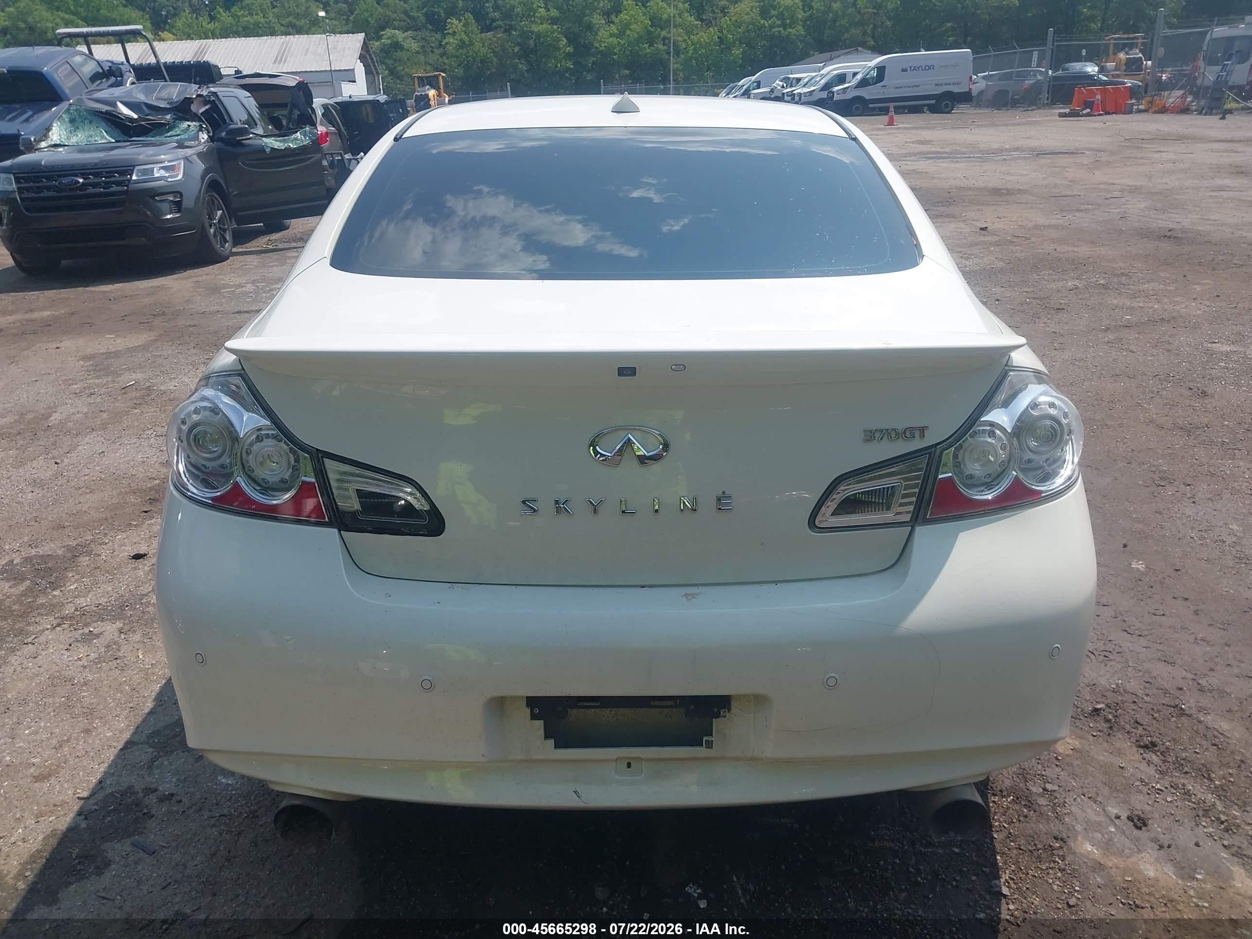 2012 Infiniti G37 Journey White vin: JN1CV6AP4CM628964