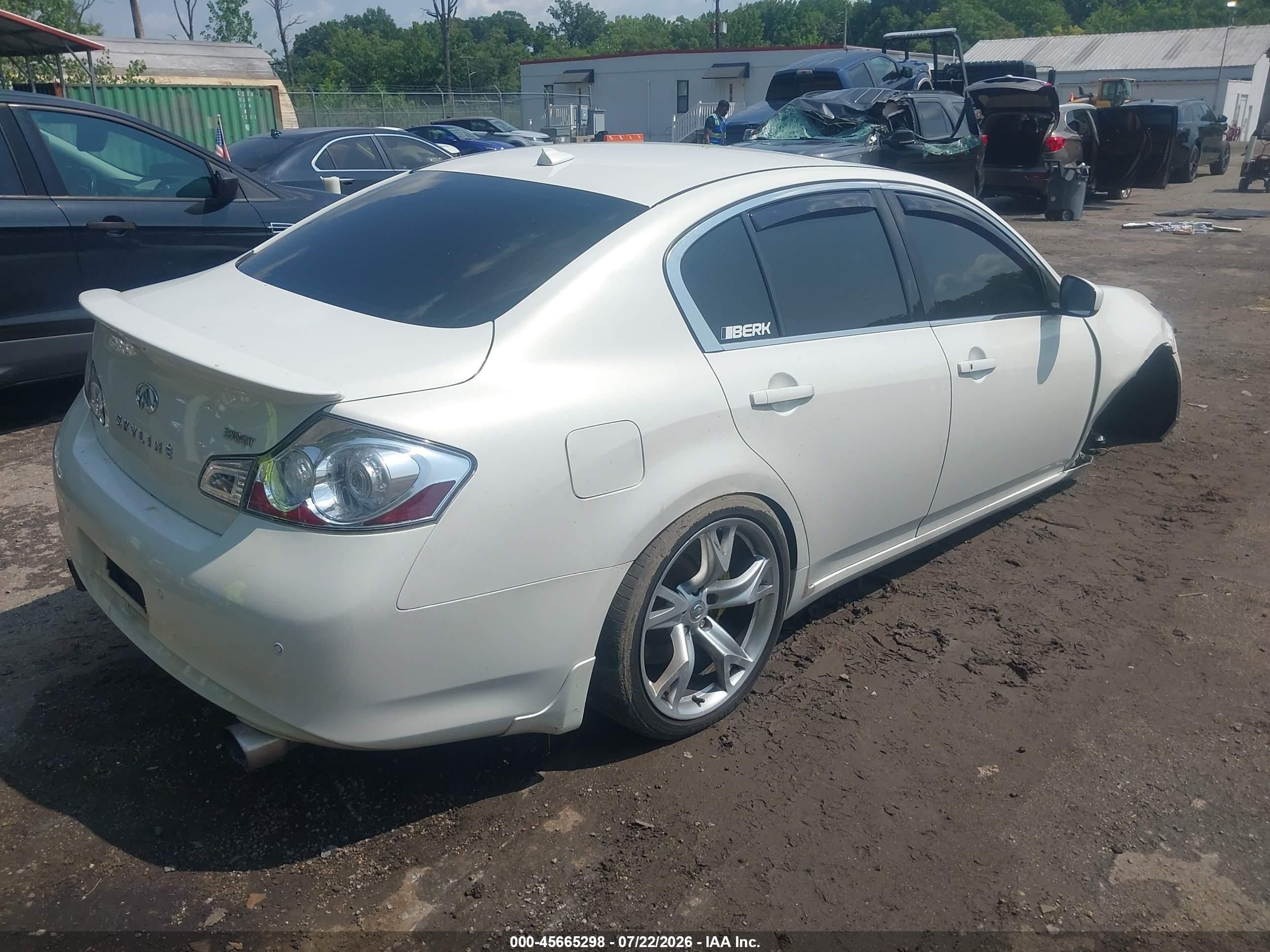 2012 Infiniti G37 Journey White vin: JN1CV6AP4CM628964