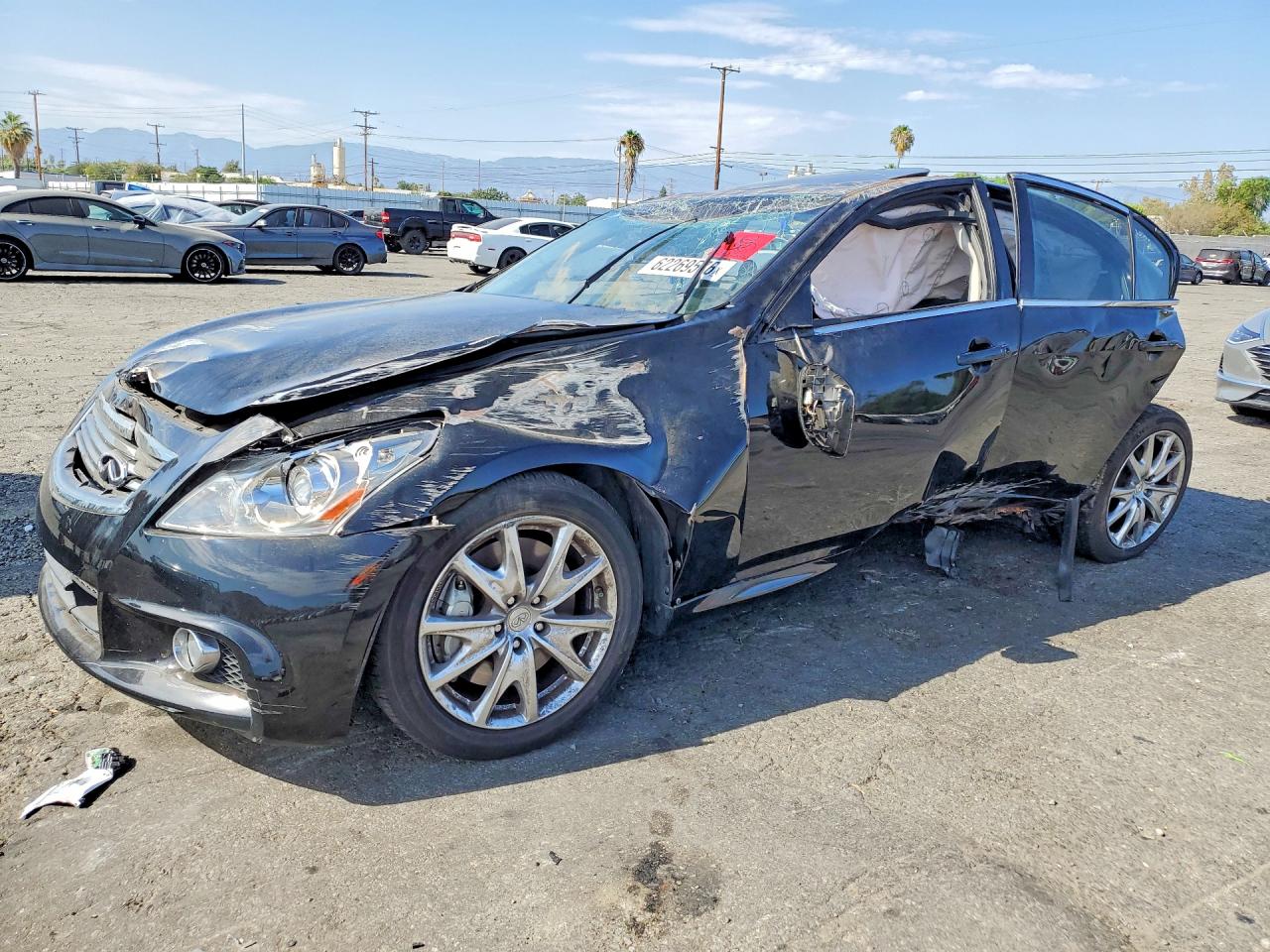 2012 Infiniti G37 Sedan Journey Black vin: JN1CV6AP4CM931243