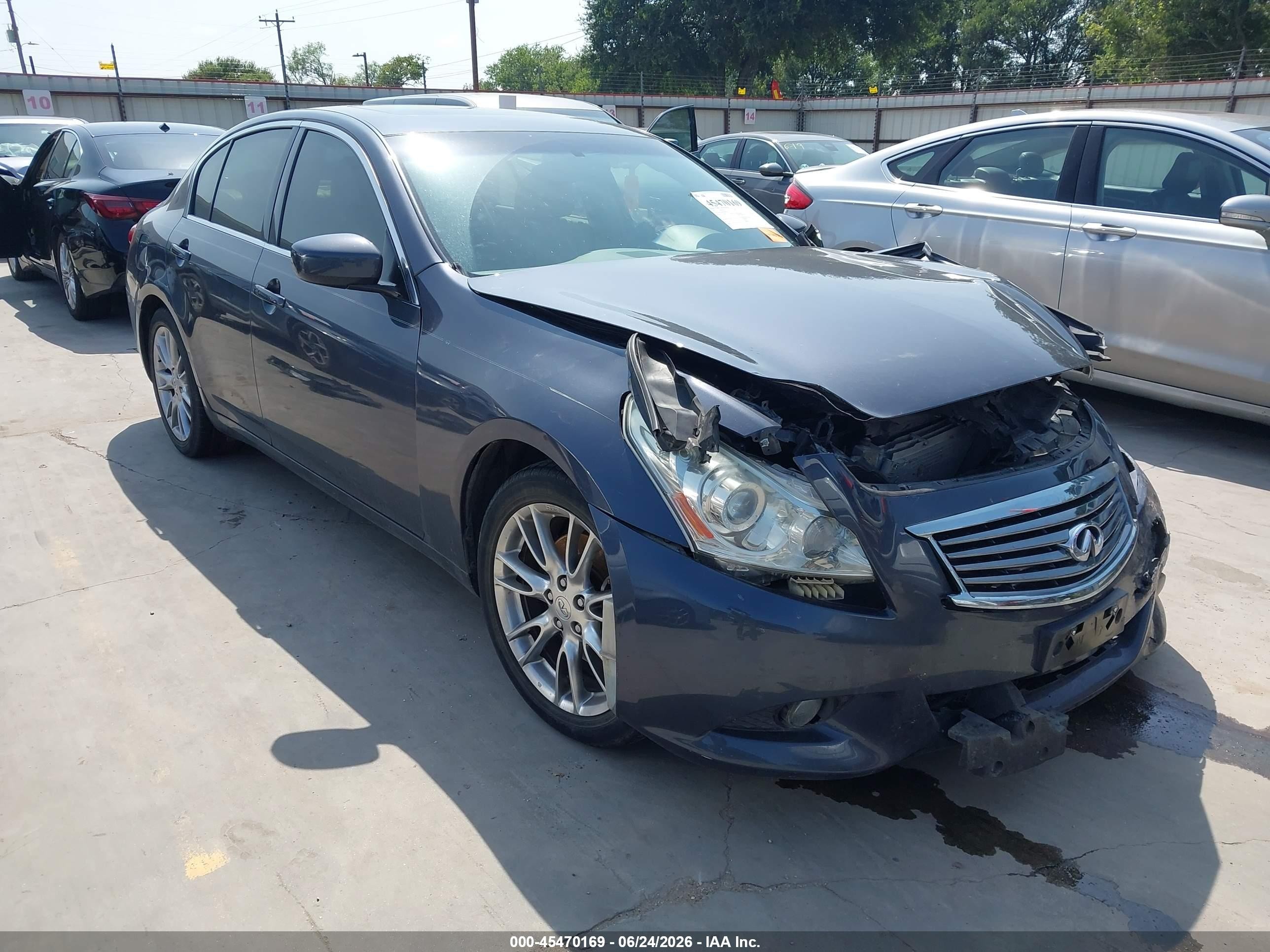 2012 Infiniti G37 Journey Серый vin: JN1CV6AP4CM932540