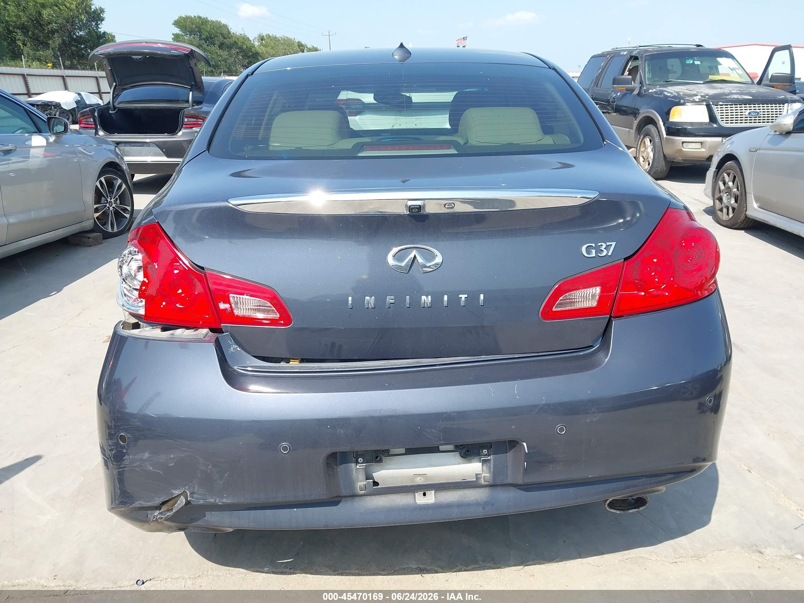 2012 Infiniti G37 Journey Gray vin: JN1CV6AP4CM932540