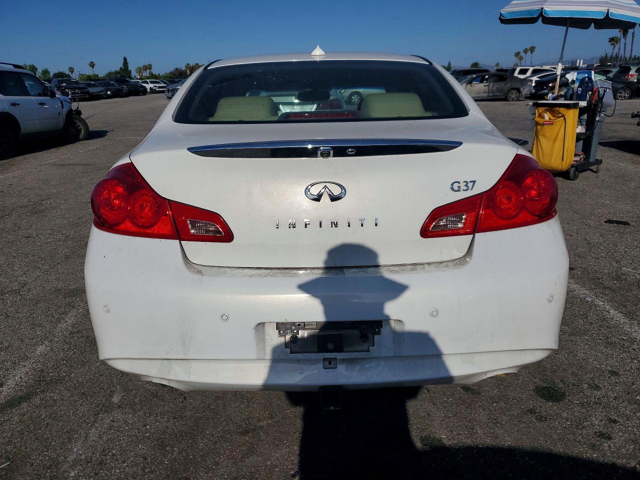 2012 Infiniti G37 Sedan Journey White vin: JN1CV6AP4CM932585