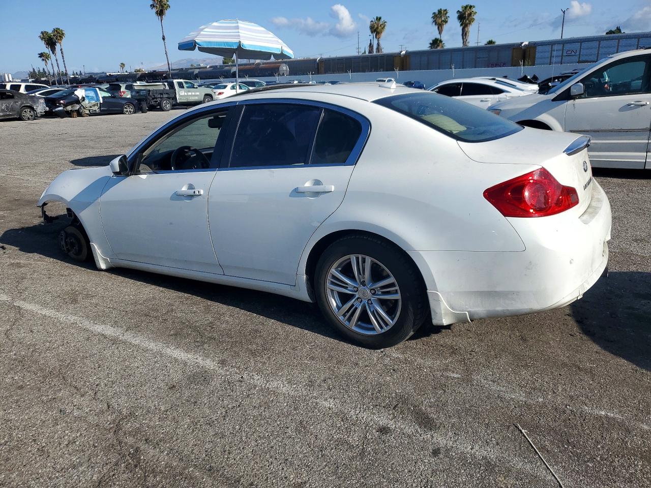 2012 Infiniti G37 Sedan Journey White vin: JN1CV6AP4CM932585
