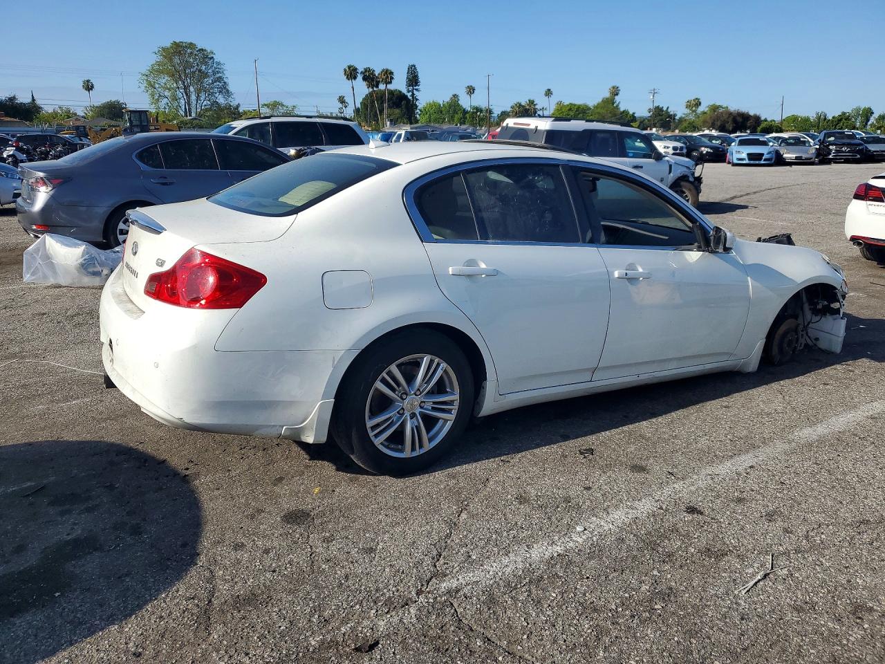 2012 Infiniti G37 Sedan Journey White vin: JN1CV6AP4CM932585