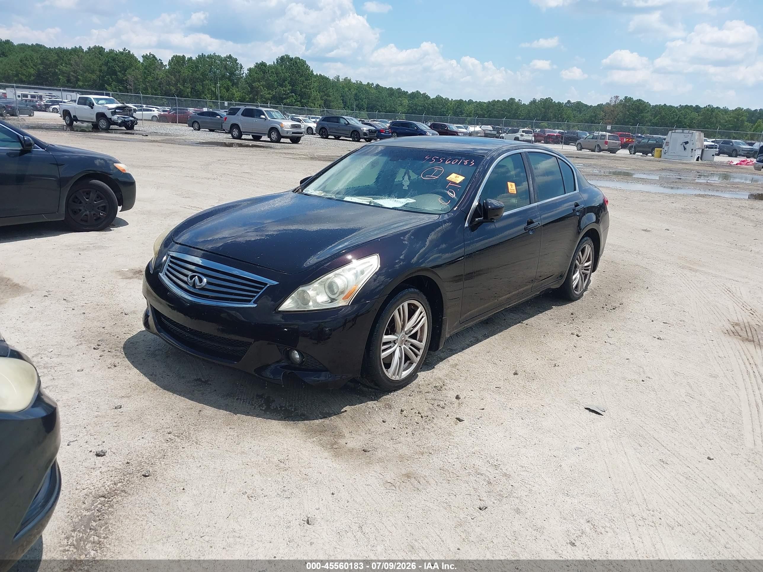 2012 Infiniti G37 Journey Черный vin: JN1CV6AP4CM935129