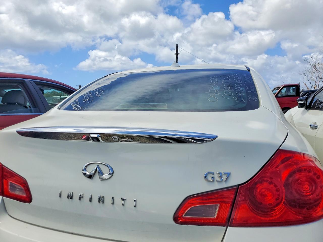 2013 Infiniti G37 Sedan Journey Белый vin: JN1CV6AP4DM300445