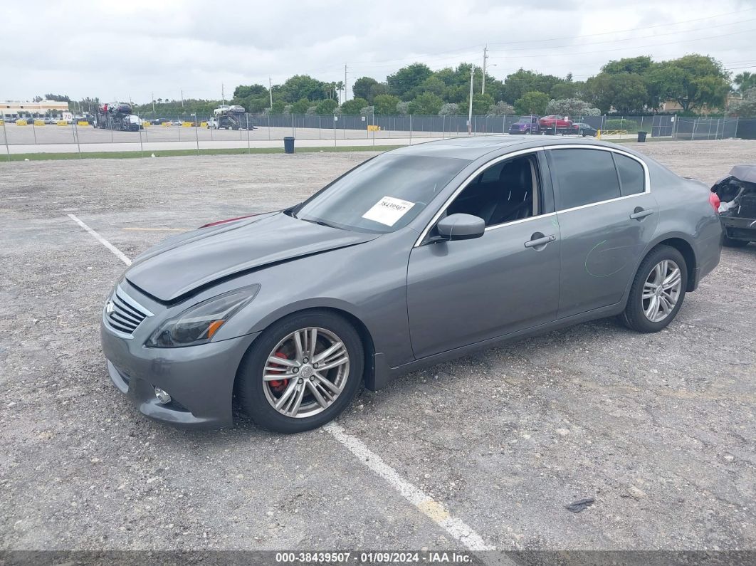 2013 Infiniti G37 Journey Gray vin: JN1CV6AP4DM303586