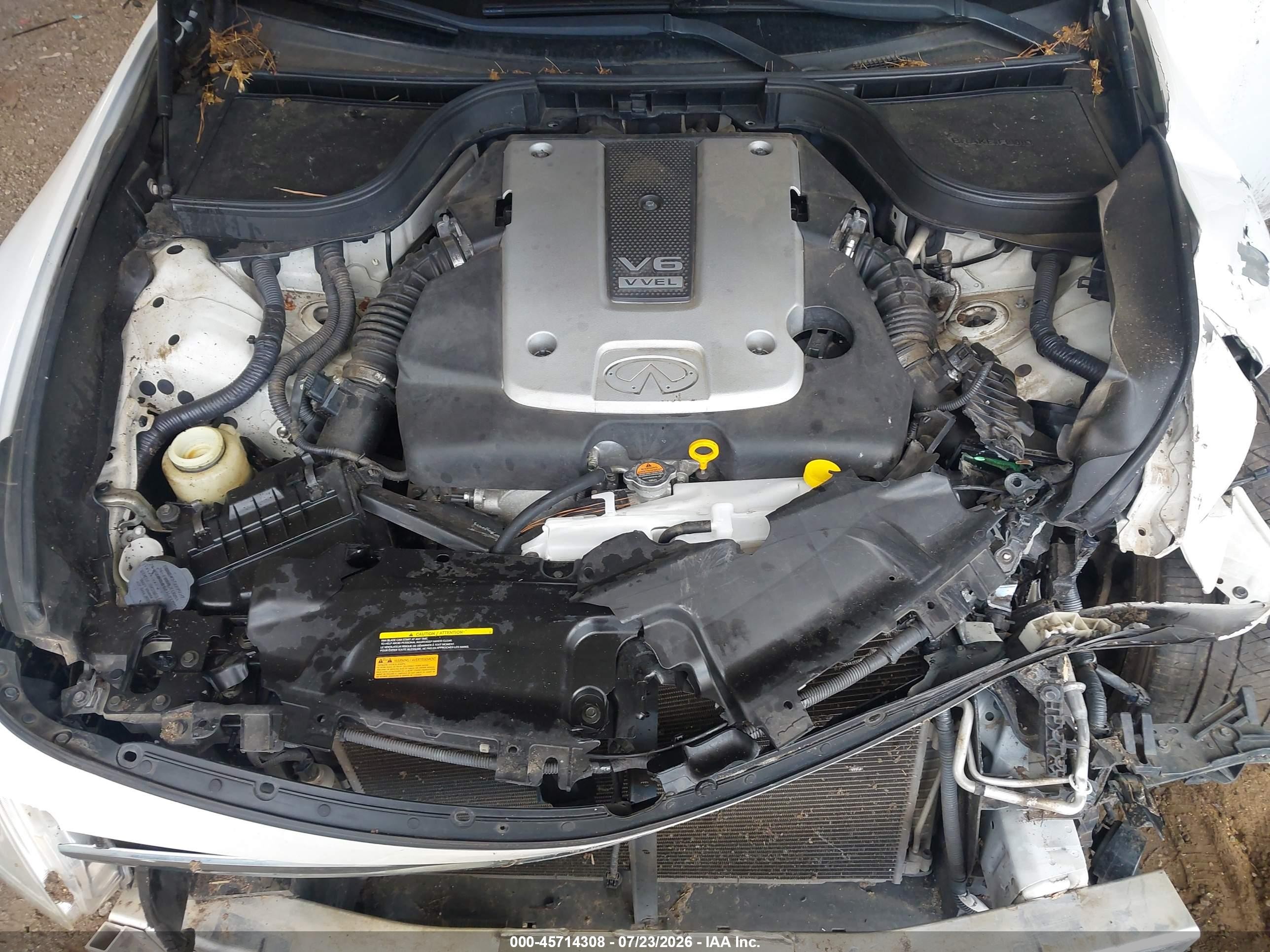 2013 Infiniti G37 Journey Белый vin: JN1CV6AP4DM306536