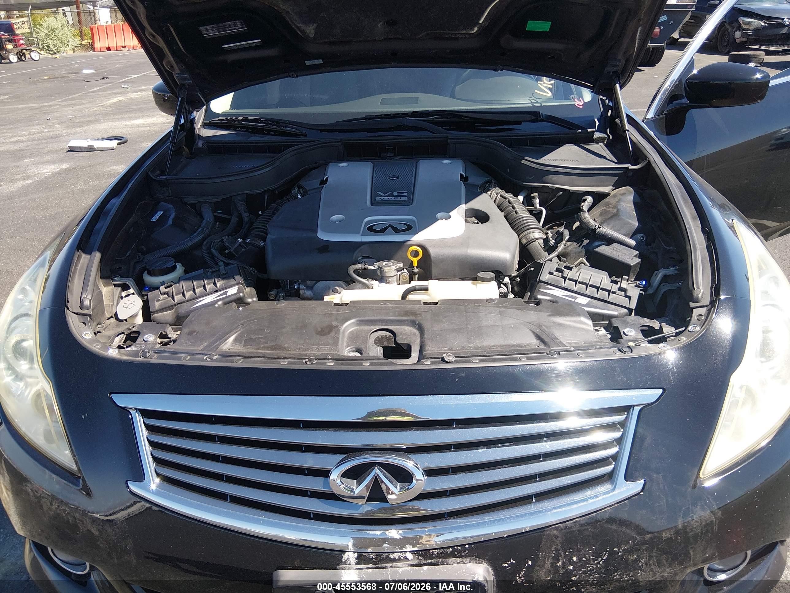 2013 Infiniti G37 Journey Black vin: JN1CV6AP4DM712347