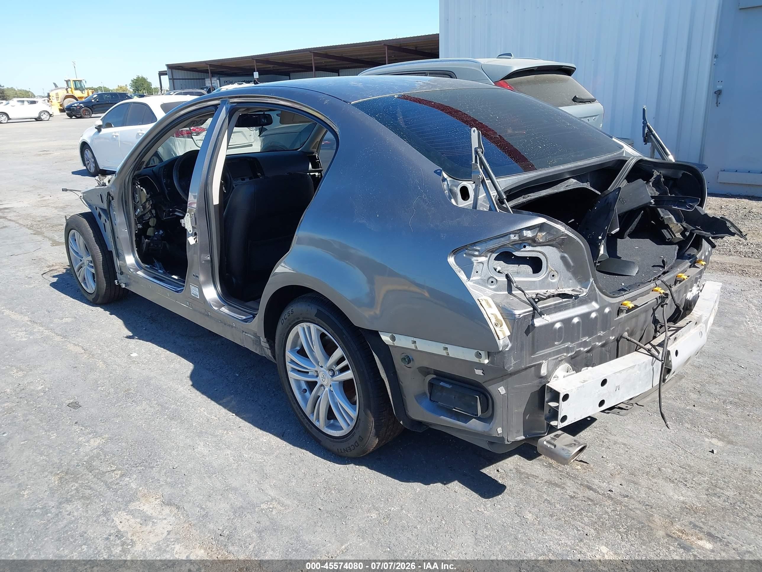2013 Infiniti G37 Journey Gray vin: JN1CV6AP4DM713465