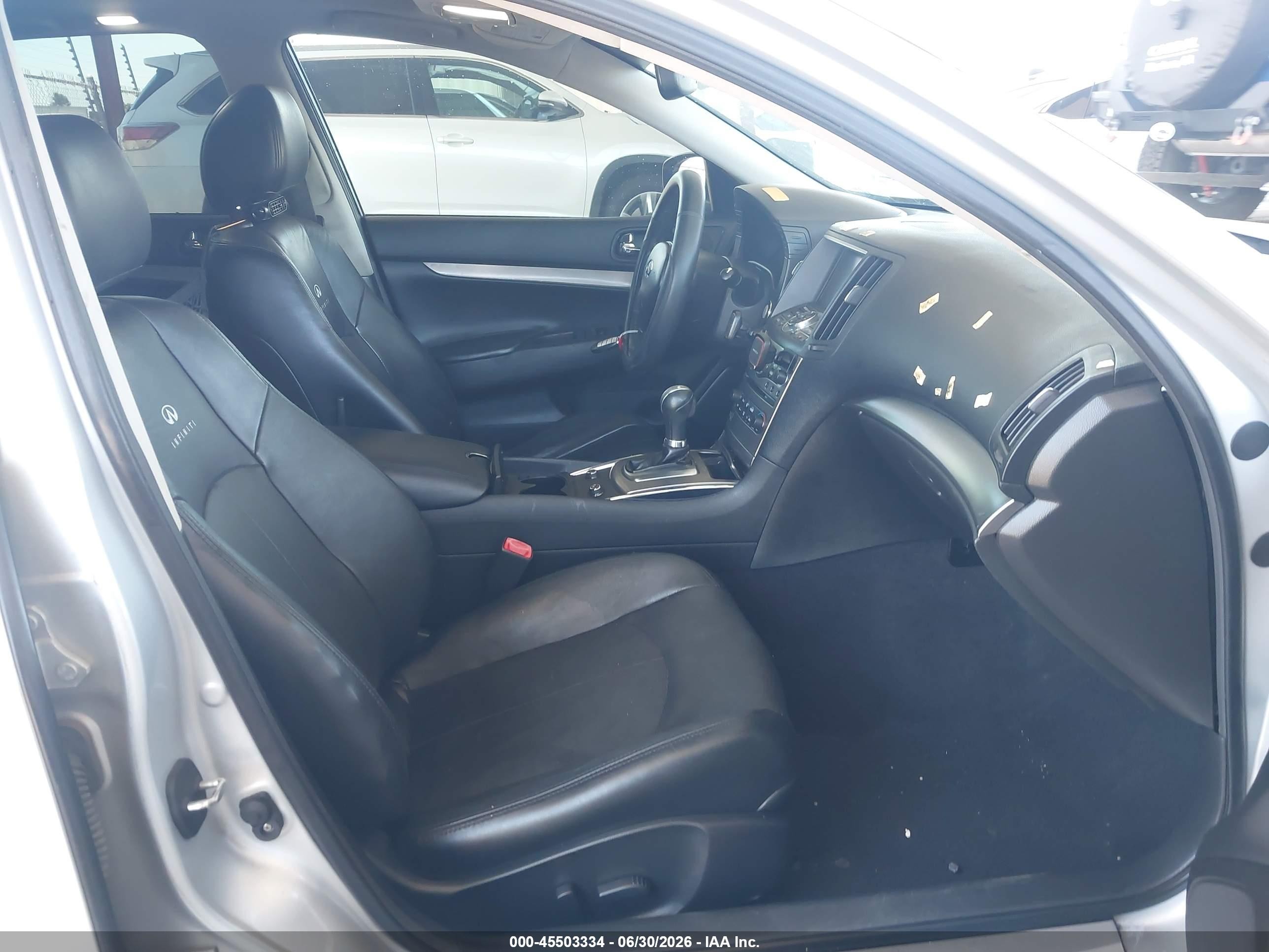2013 Infiniti G37 Journey Silver vin: JN1CV6AP4DM715149