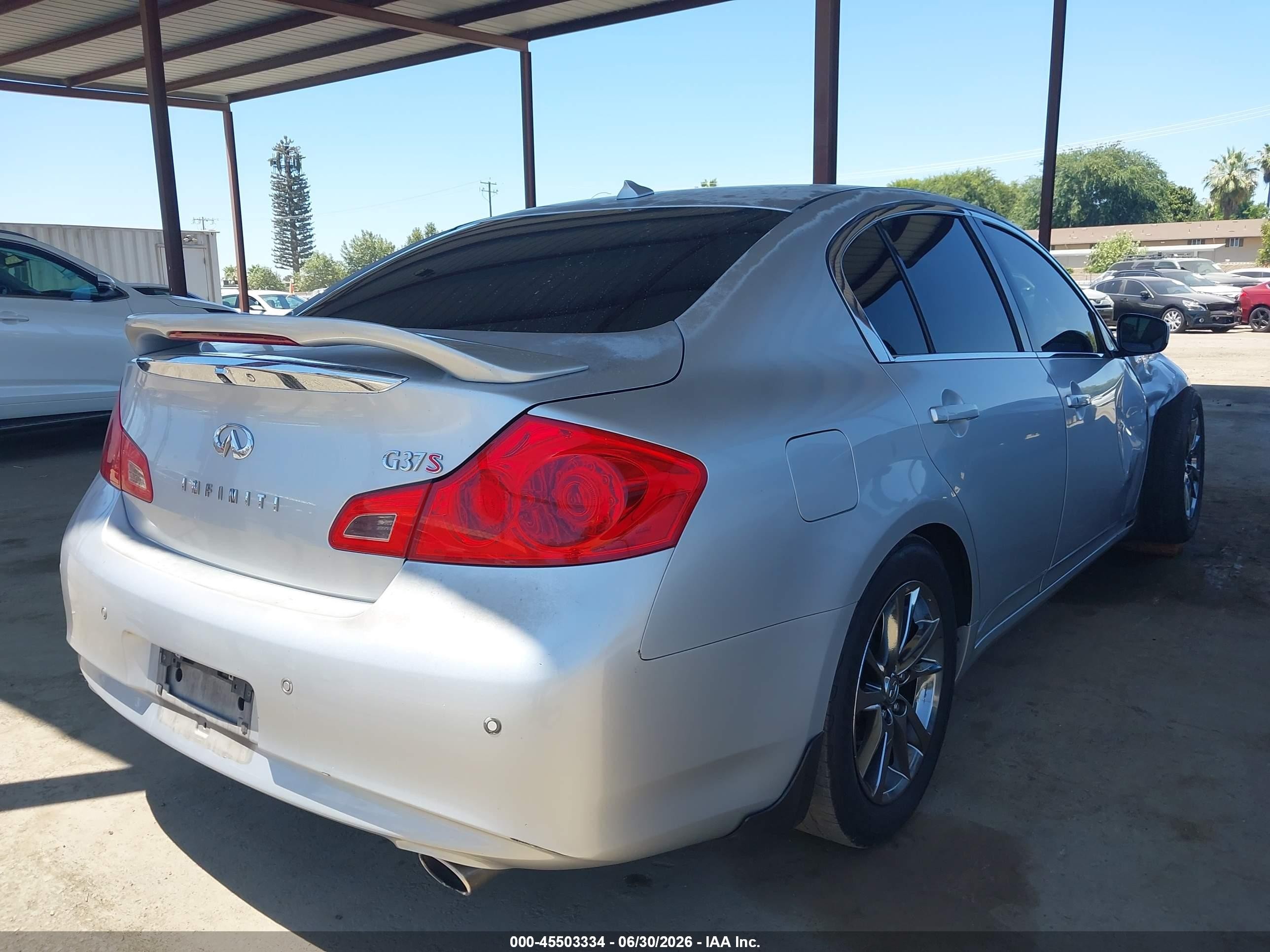 2013 Infiniti G37 Journey Silver vin: JN1CV6AP4DM715149