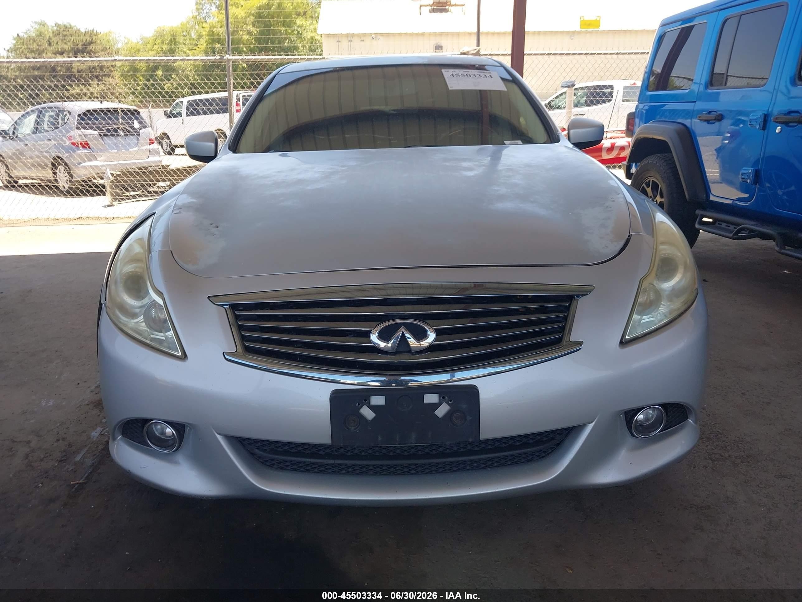2013 Infiniti G37 Journey Silver vin: JN1CV6AP4DM715149