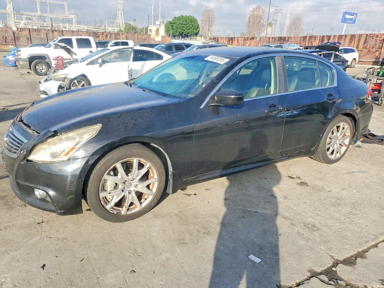 2013 Infiniti G37 Base Black vin: JN1CV6AP4DM716382