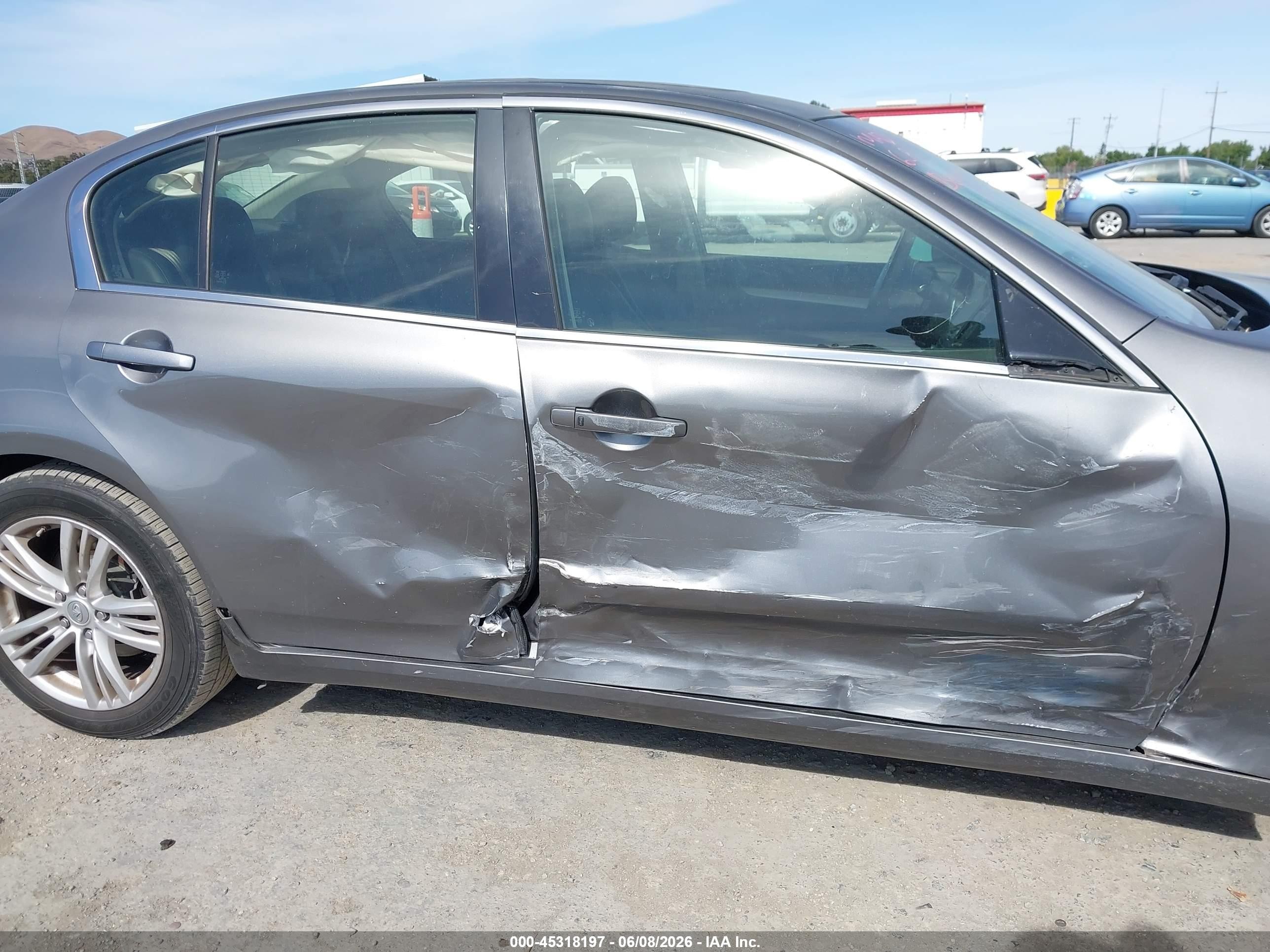 2013 Infiniti G37 Journey Серый vin: JN1CV6AP4DM725454