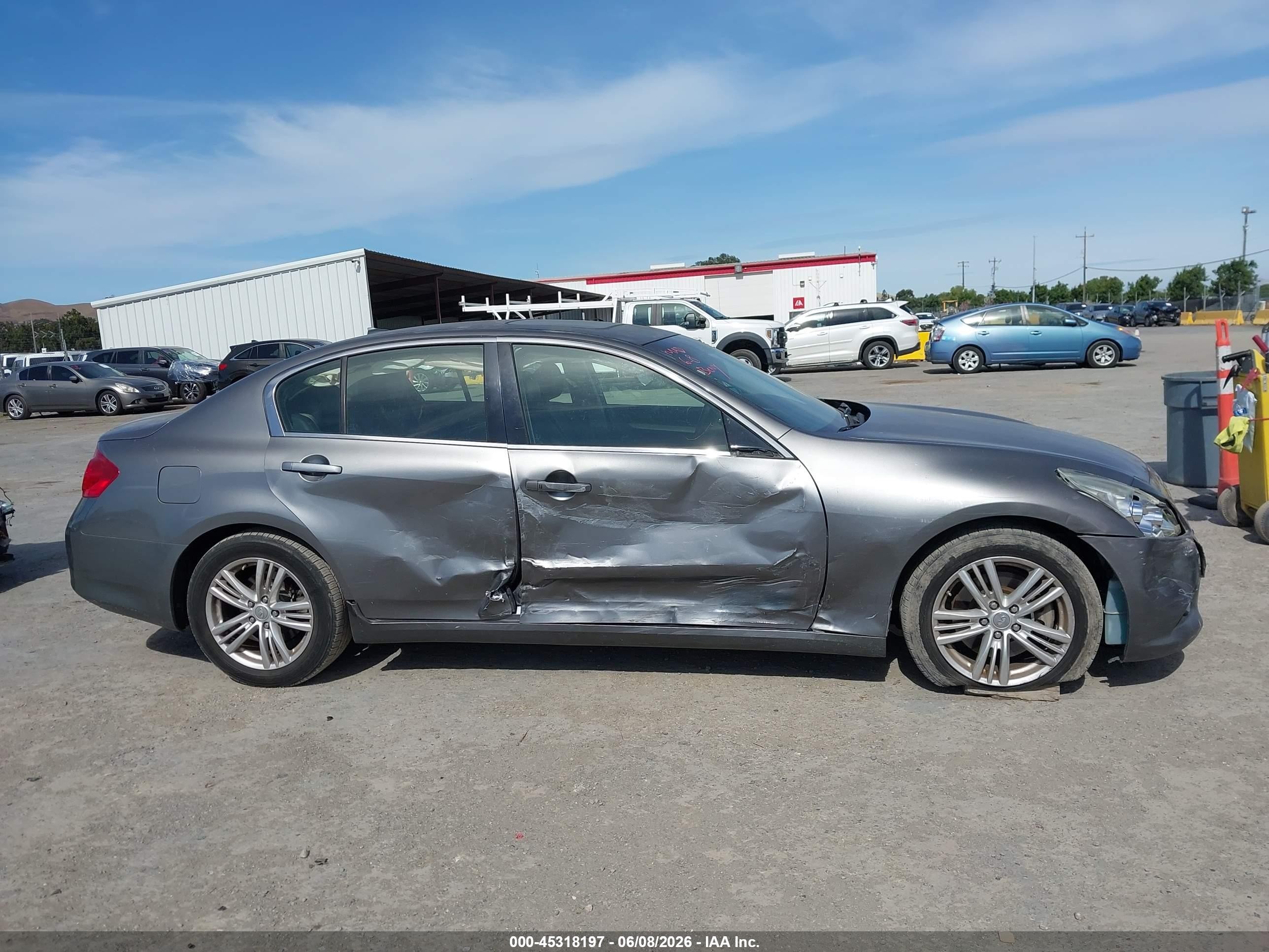 2013 Infiniti G37 Journey Серый vin: JN1CV6AP4DM725454