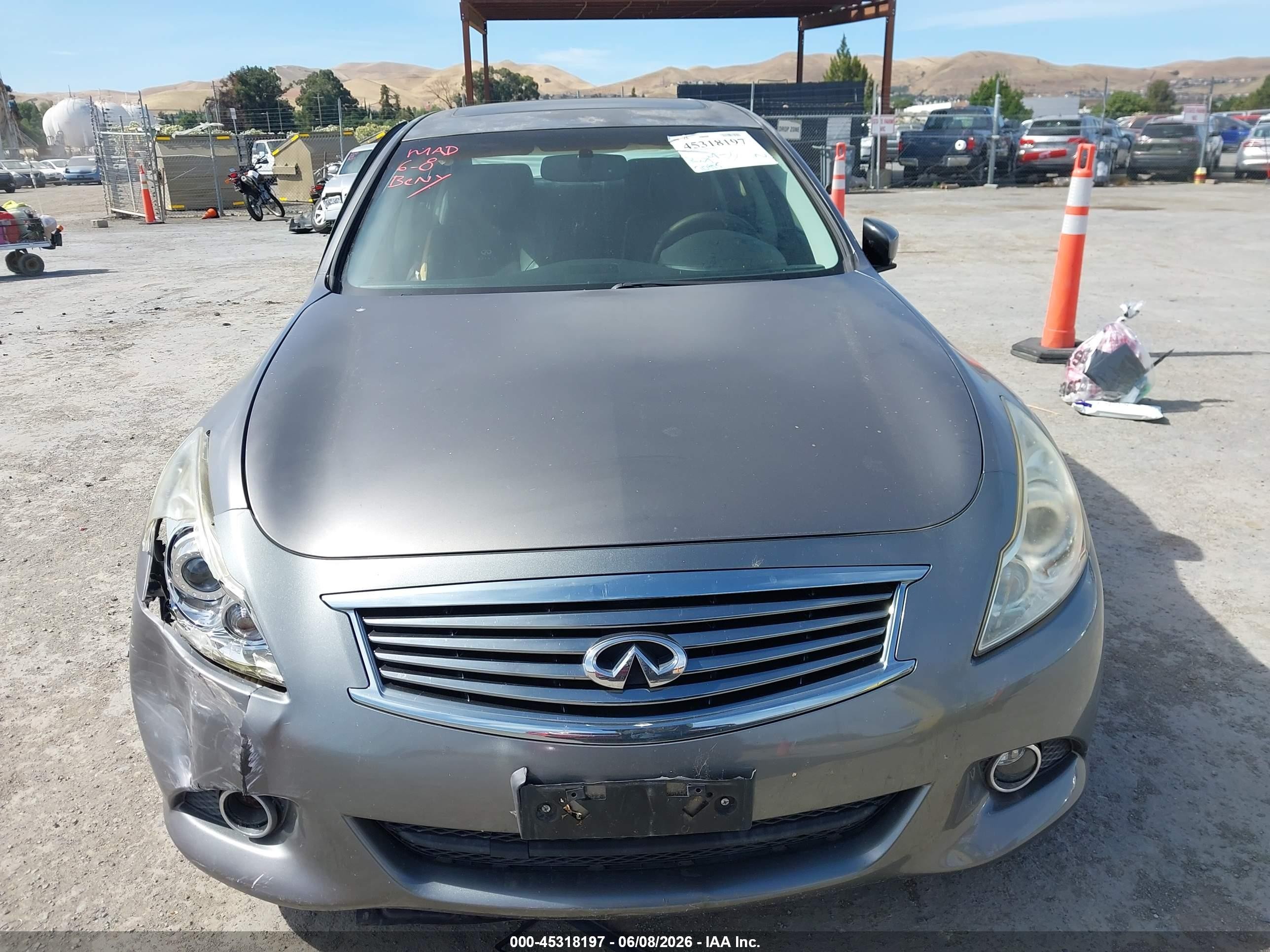 2013 Infiniti G37 Journey Серый vin: JN1CV6AP4DM725454