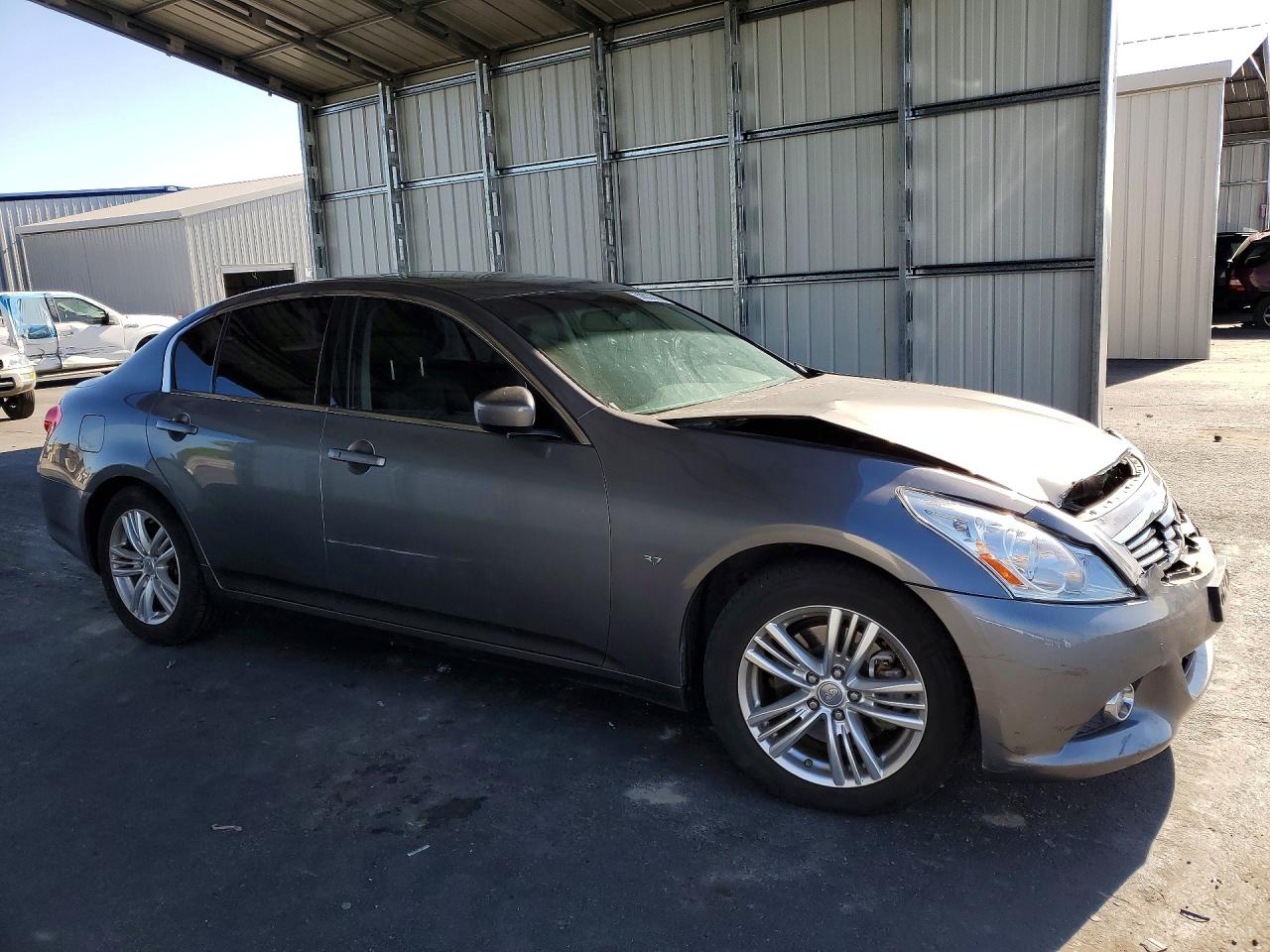 2015 Infiniti Q40 Base Gray vin: JN1CV6AP4FM500244