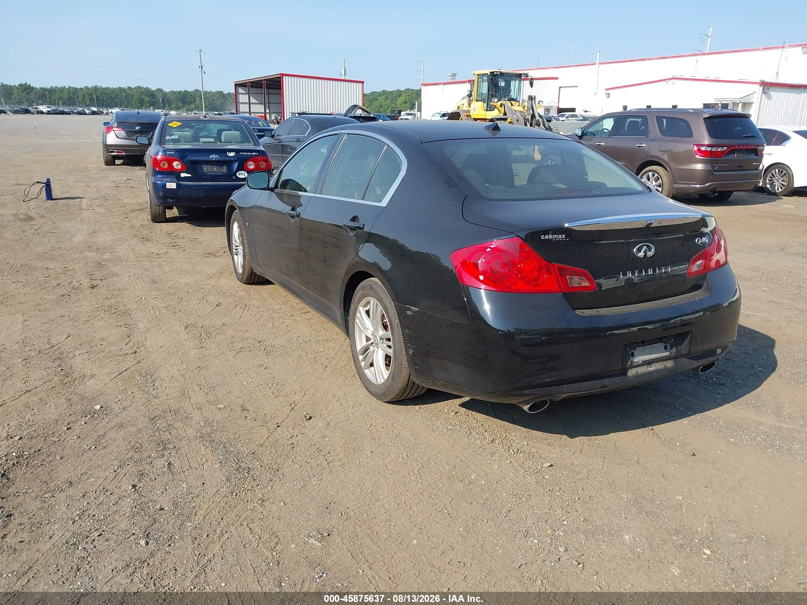 2015 Infiniti Q40   Black vin: JN1CV6AP4FM501457
