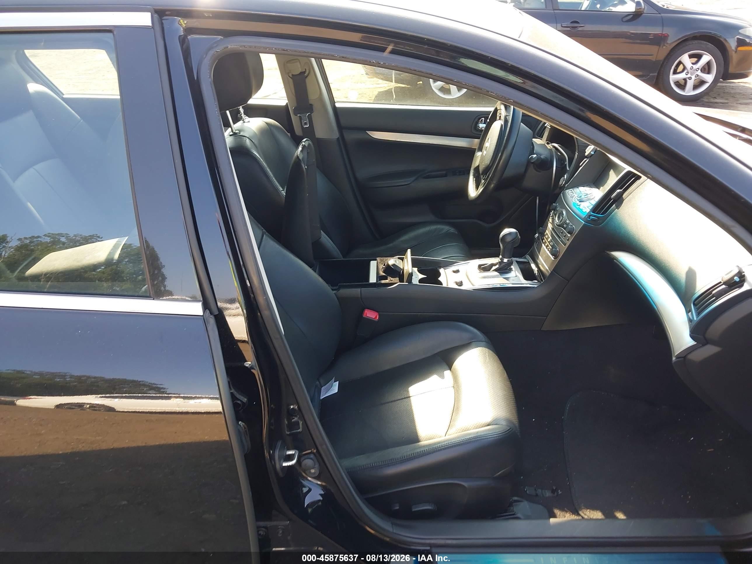 2015 Infiniti Q40   Black vin: JN1CV6AP4FM501457