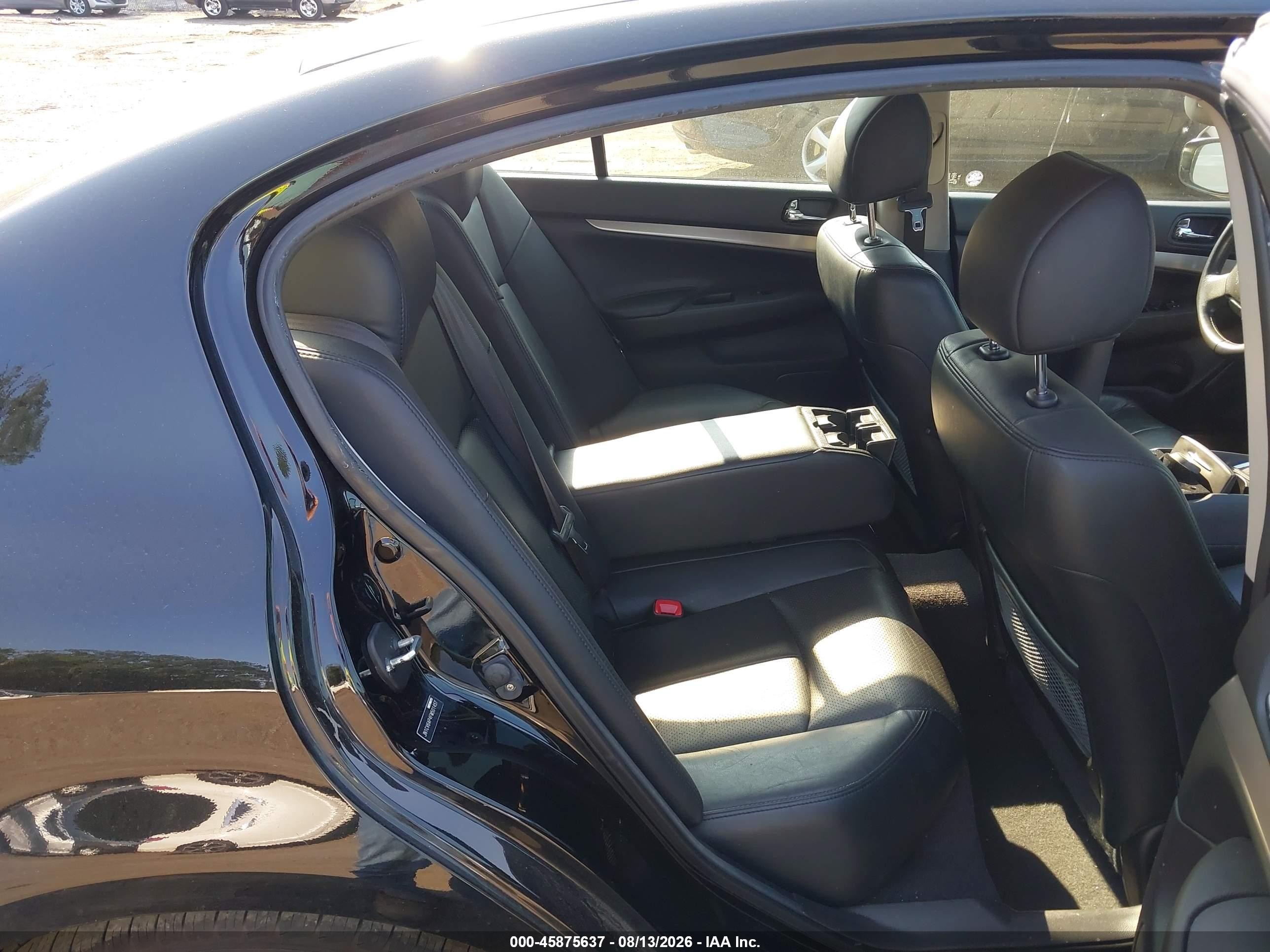 2015 Infiniti Q40   Black vin: JN1CV6AP4FM501457