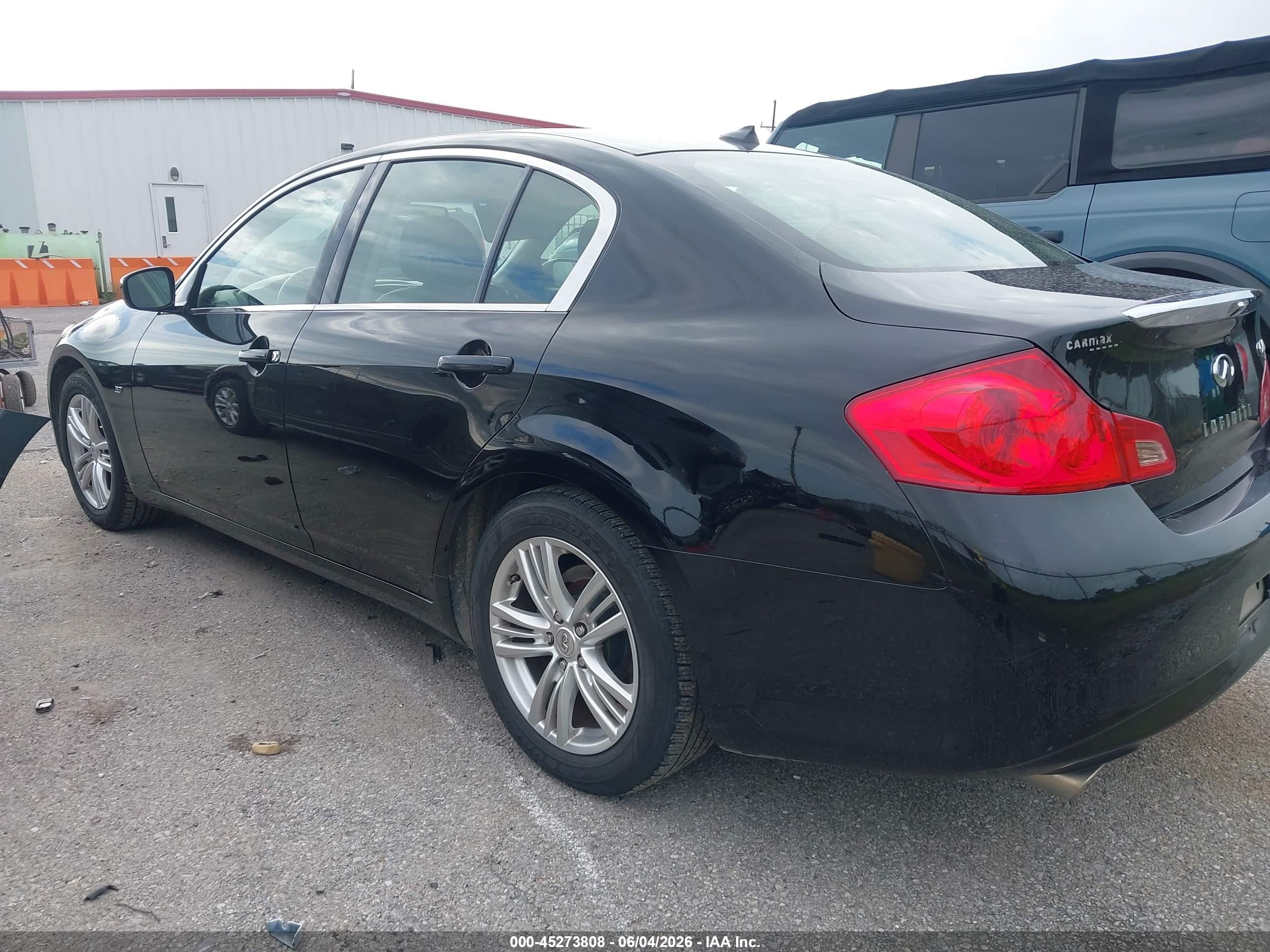 2015 Infiniti Q40   Black vin: JN1CV6AP4FM580287