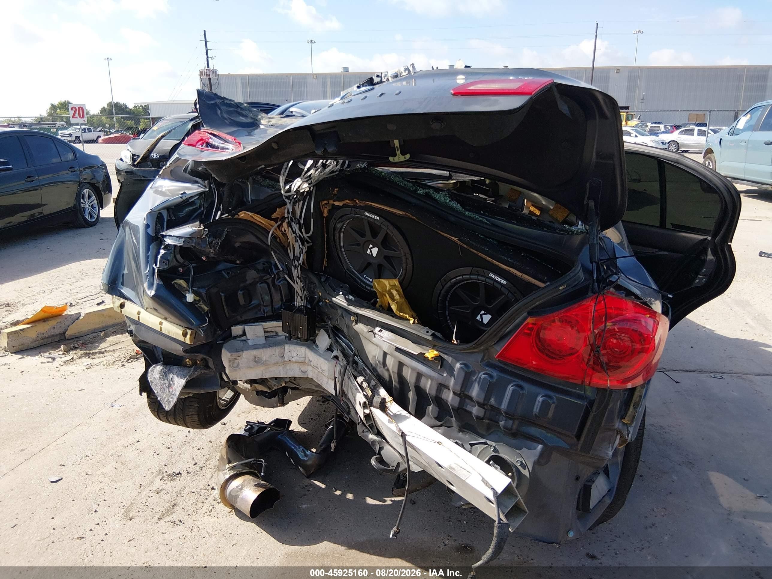 2010 Infiniti G37 Journey Серый vin: JN1CV6AP5AM200978