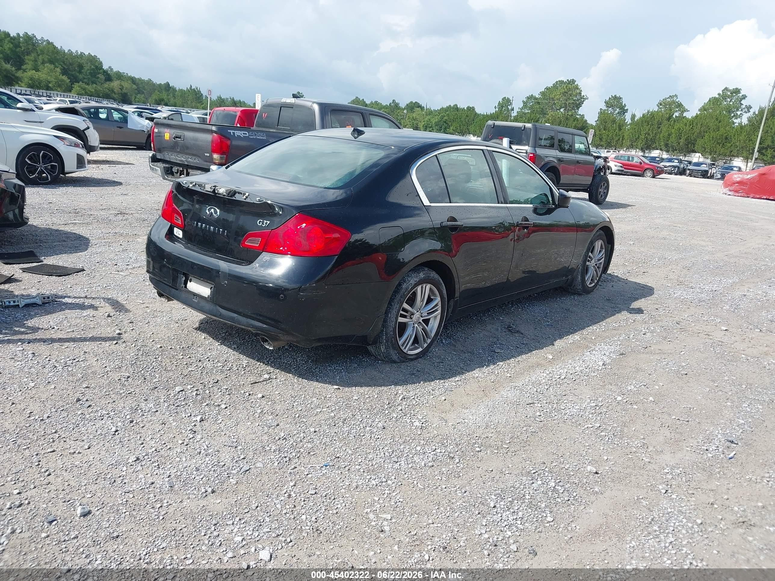 2010 Infiniti G37 Journey Black vin: JN1CV6AP5AM401795